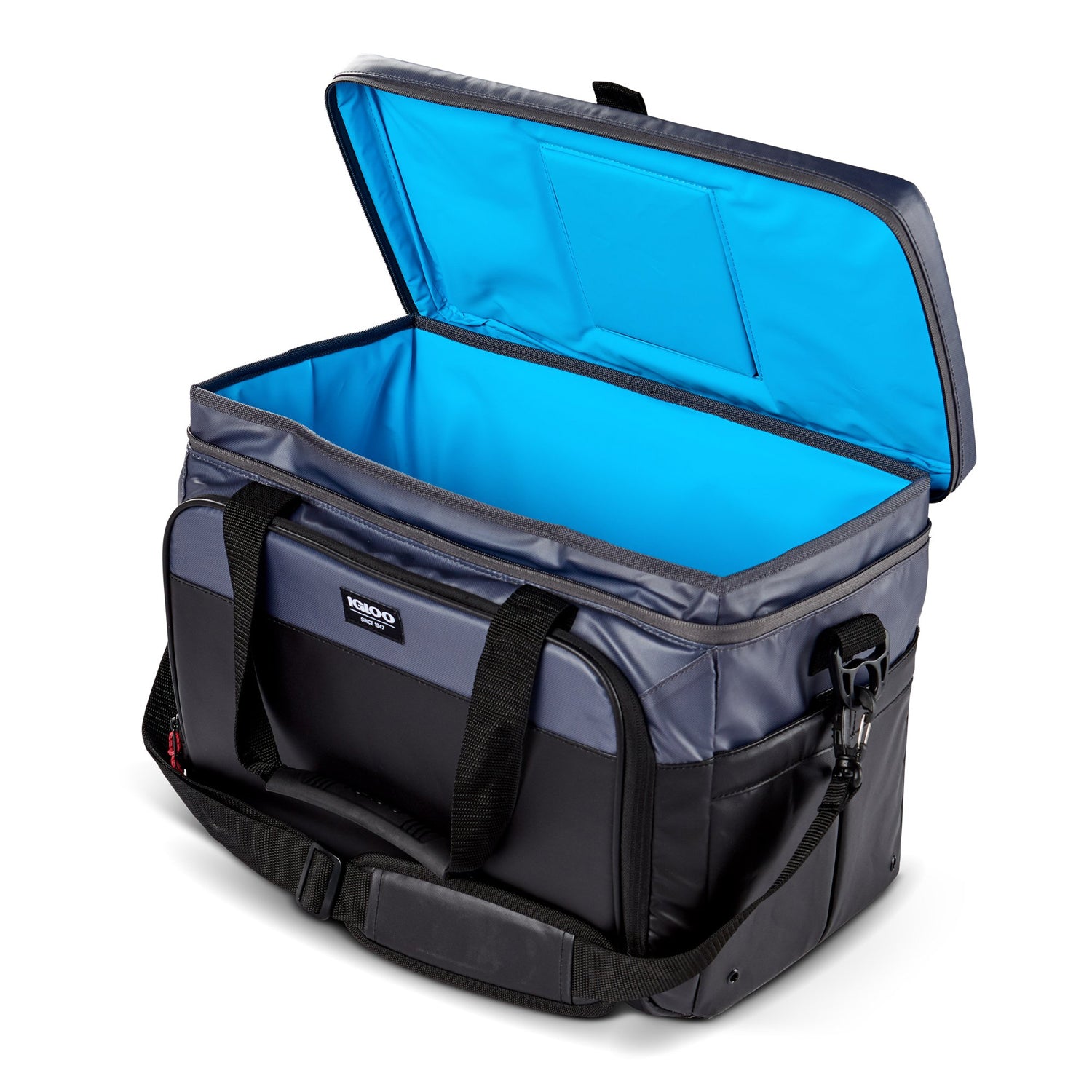 Igloo Coast Durable and Insulated 36 Can Cooler Duffel Bag, Dark Blue (Open Box)