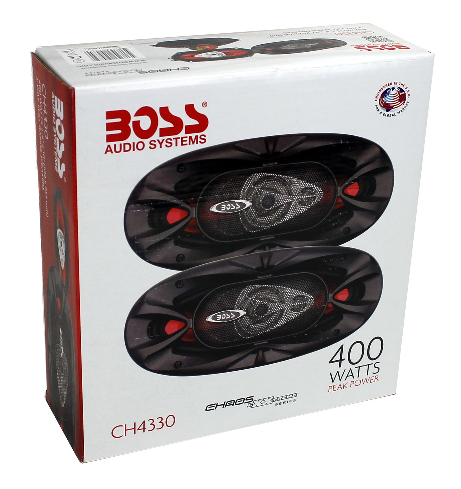 BOSS Audio 4x10 3-Way 400W Full-Range Chaos Exxtreme Car Audio Speakers (4 Pair) - VMInnovations