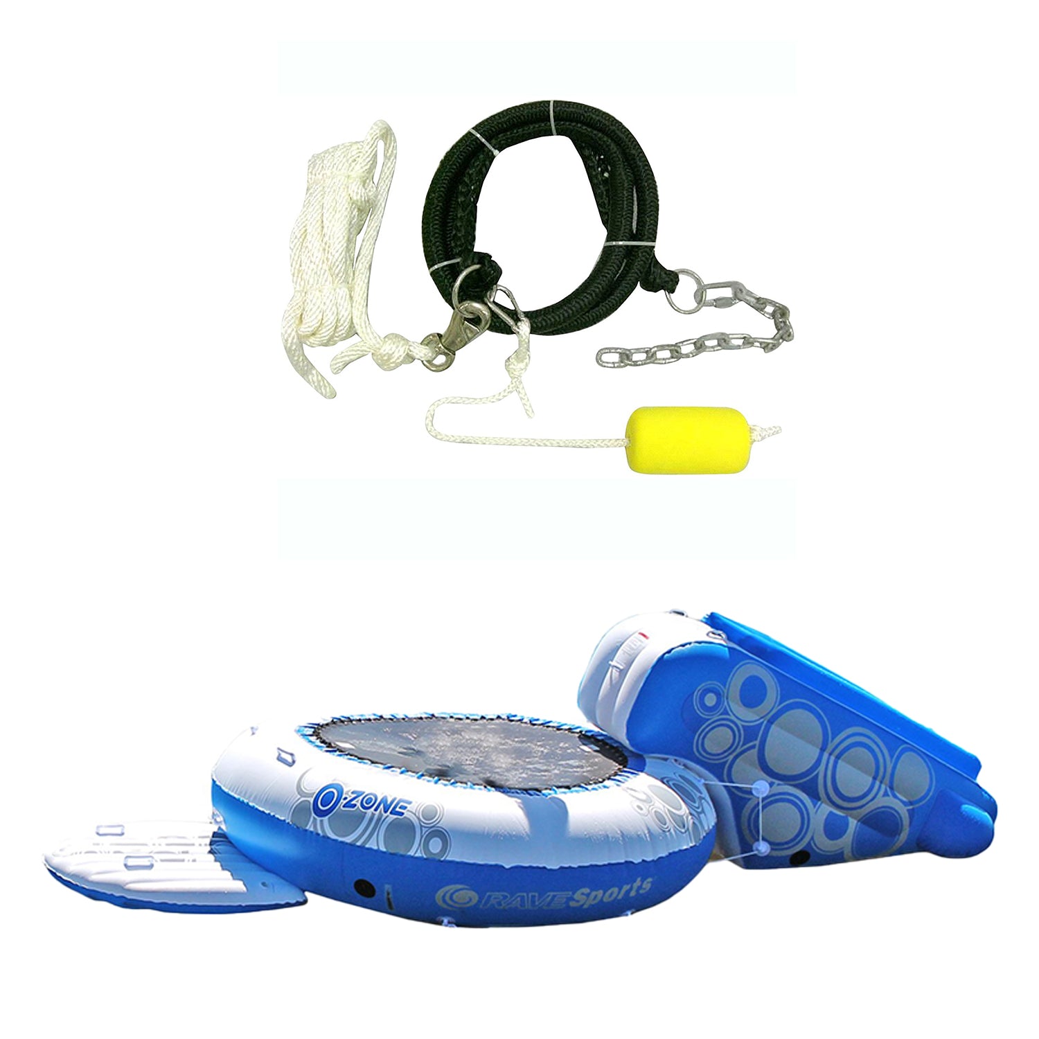 Inflatable 3 Piece Anchor Connection Kit,5 Ft Inflatable Trampoline w/Slide