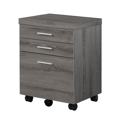 Monarch Home Office Furniture Small Rolling 3 Drawer Wood Filing Cabinet(2 Pack)