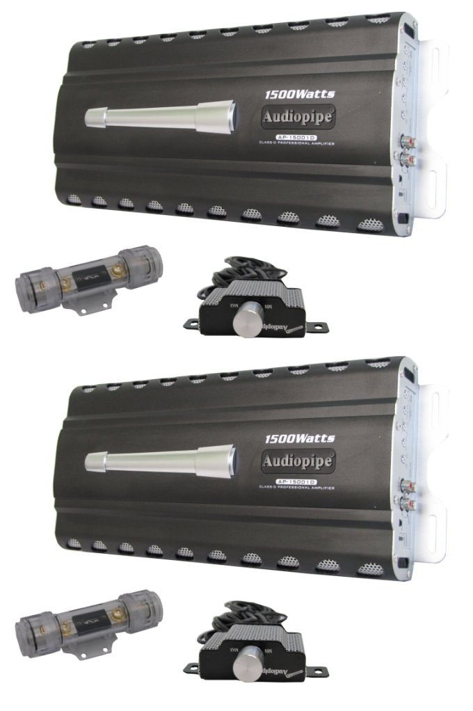 2) NEW AUDIOPIPE AP-15001D 1500 Watt MONO Class-D Audio Amplifier Amp AP15001D