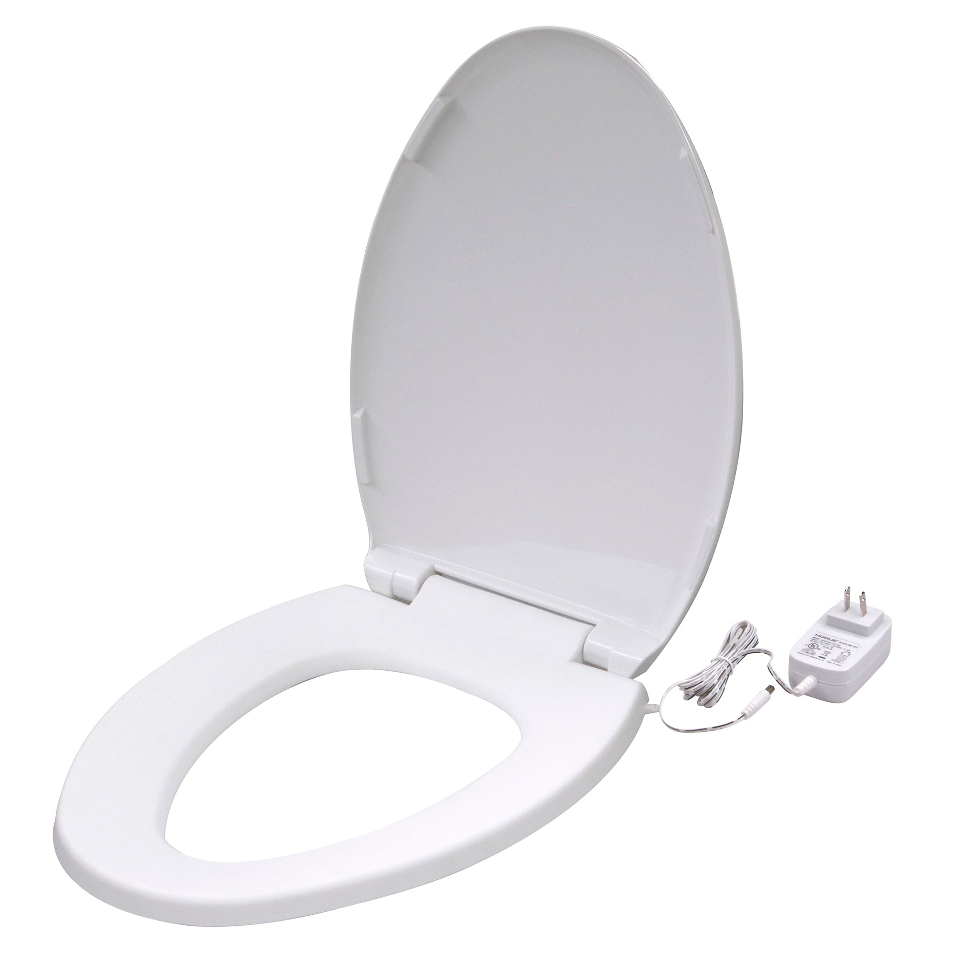 UltraTouch 01911 12 Watt 12V UL Listed Elongated Bowl White Heated Toilet Seat - VMInnovations