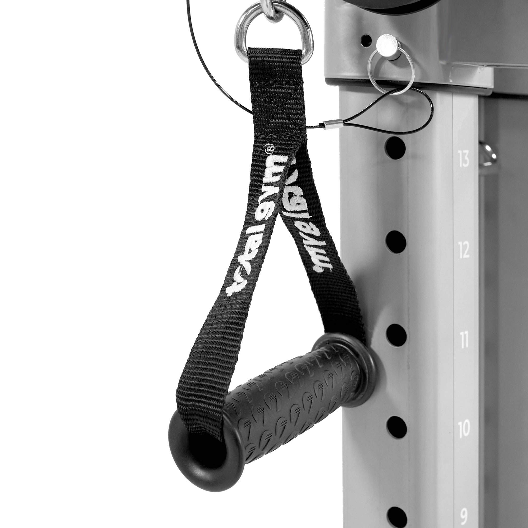 Total Gym Nylon Strap Handles, Strength Training Workout Accessory Set, Black - VMInnovations