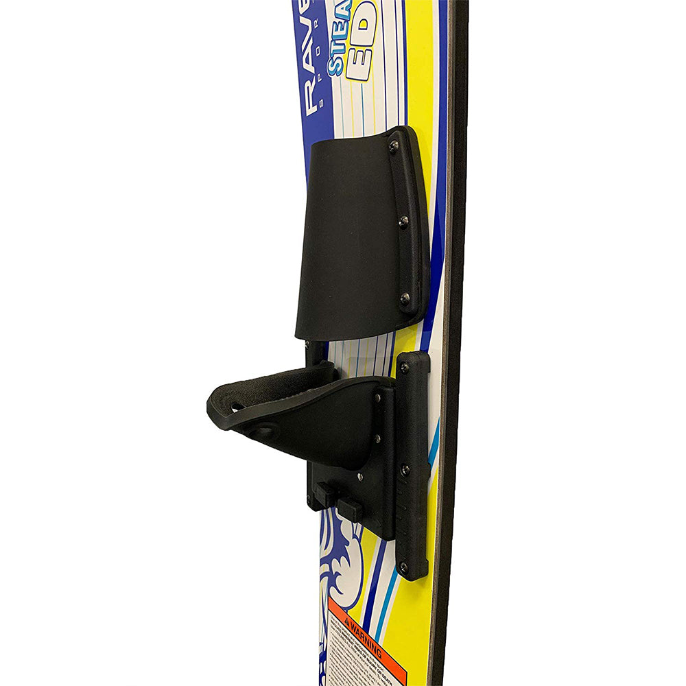 RAVE Sports Steady Eddy Kids Trainer Combo Water Skis, Yellow and Blue(Open Box)