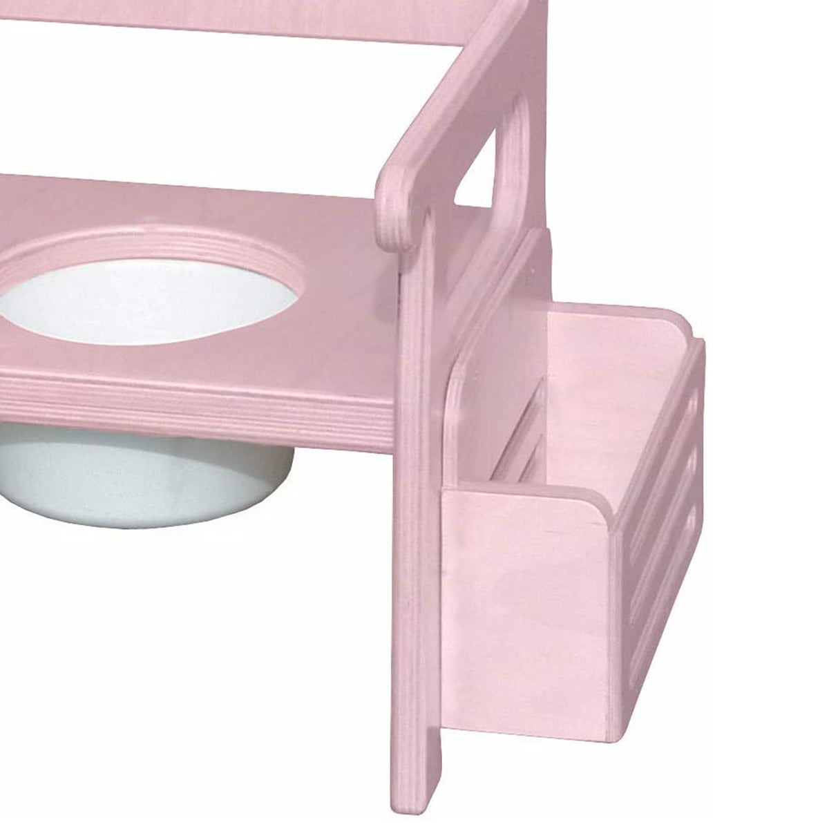 Little Colorado Deluxe Birch Wood Toddler Potty Training Toilet Chair, Soft Pink - VMInnovations