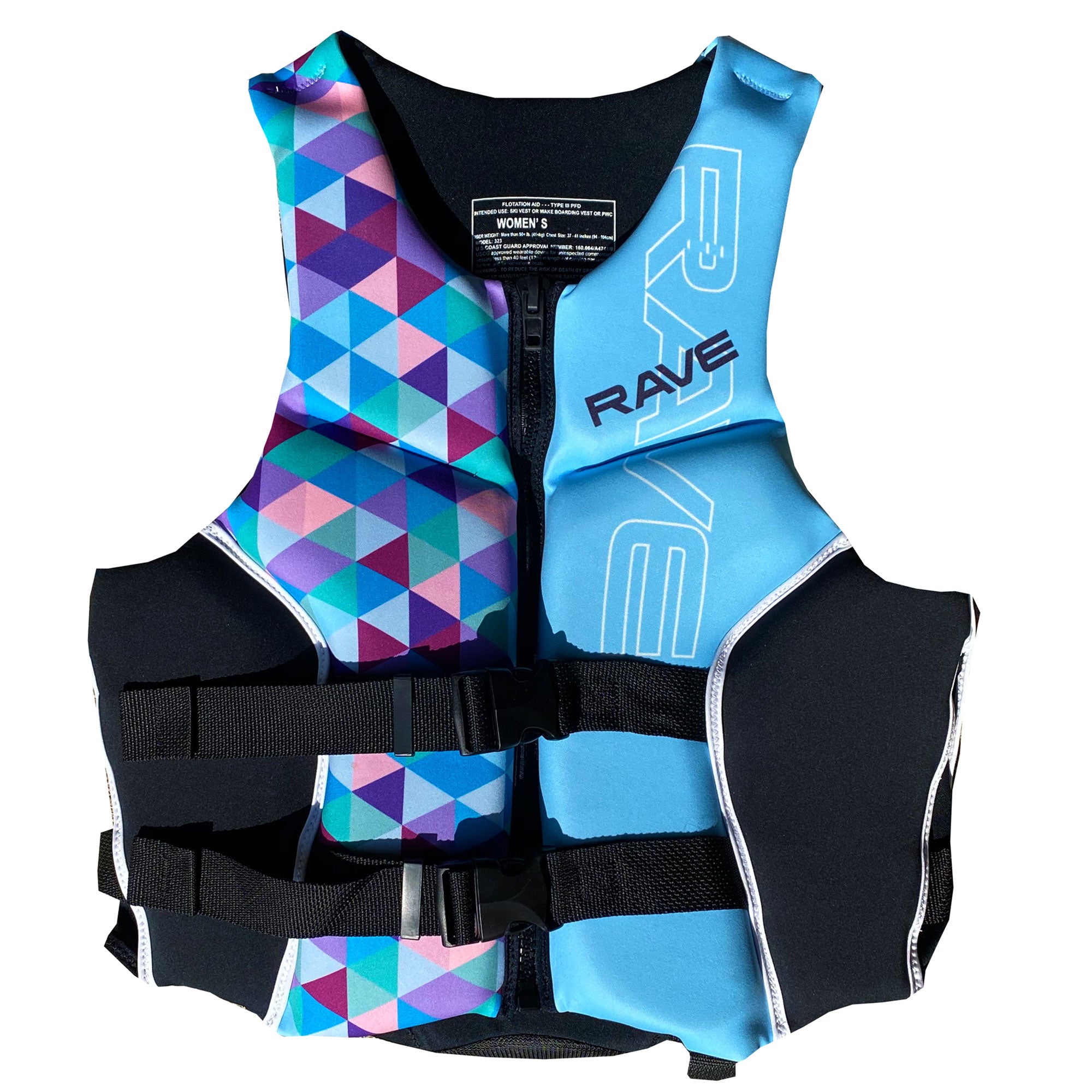 RAVE Sports 02969 Women's Neoprene Dynamic Life Vest, Certified Level 70 (Used) - VMInnovations