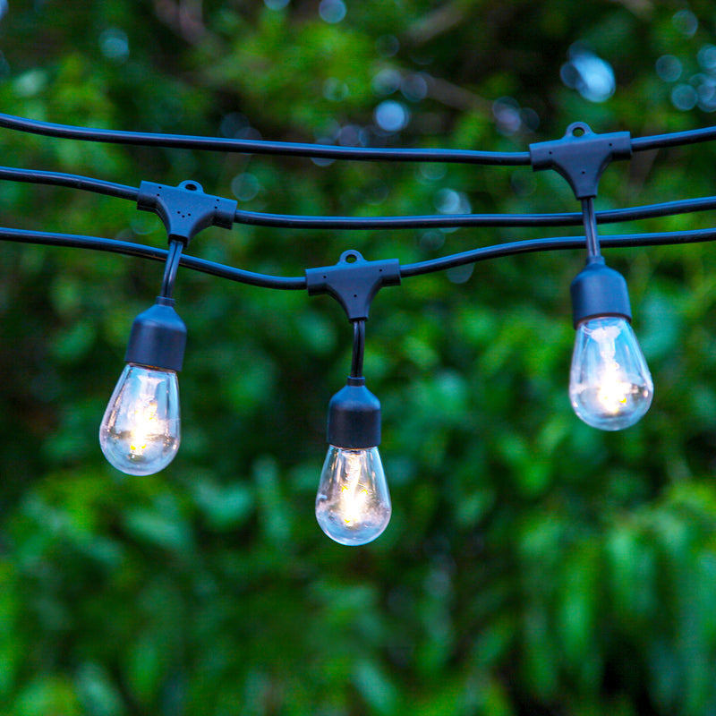 Brightech Ambience Pro Solar Power LED Edison Bulb String Lights, 27 Ft (Used)