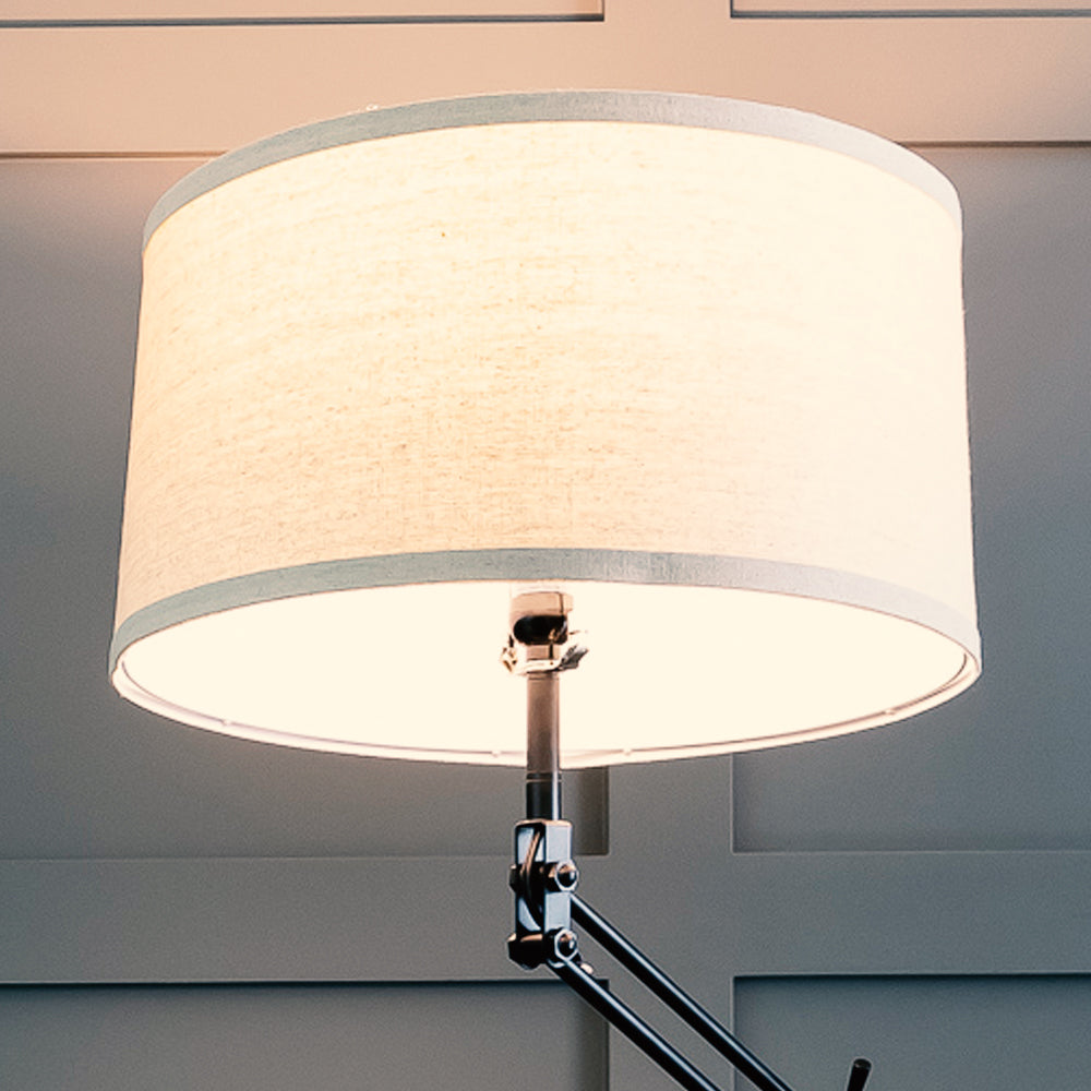 Brightech Ava Tall Standing Floor Lamp Pole w/ LED Light Bulb, Black (Used)