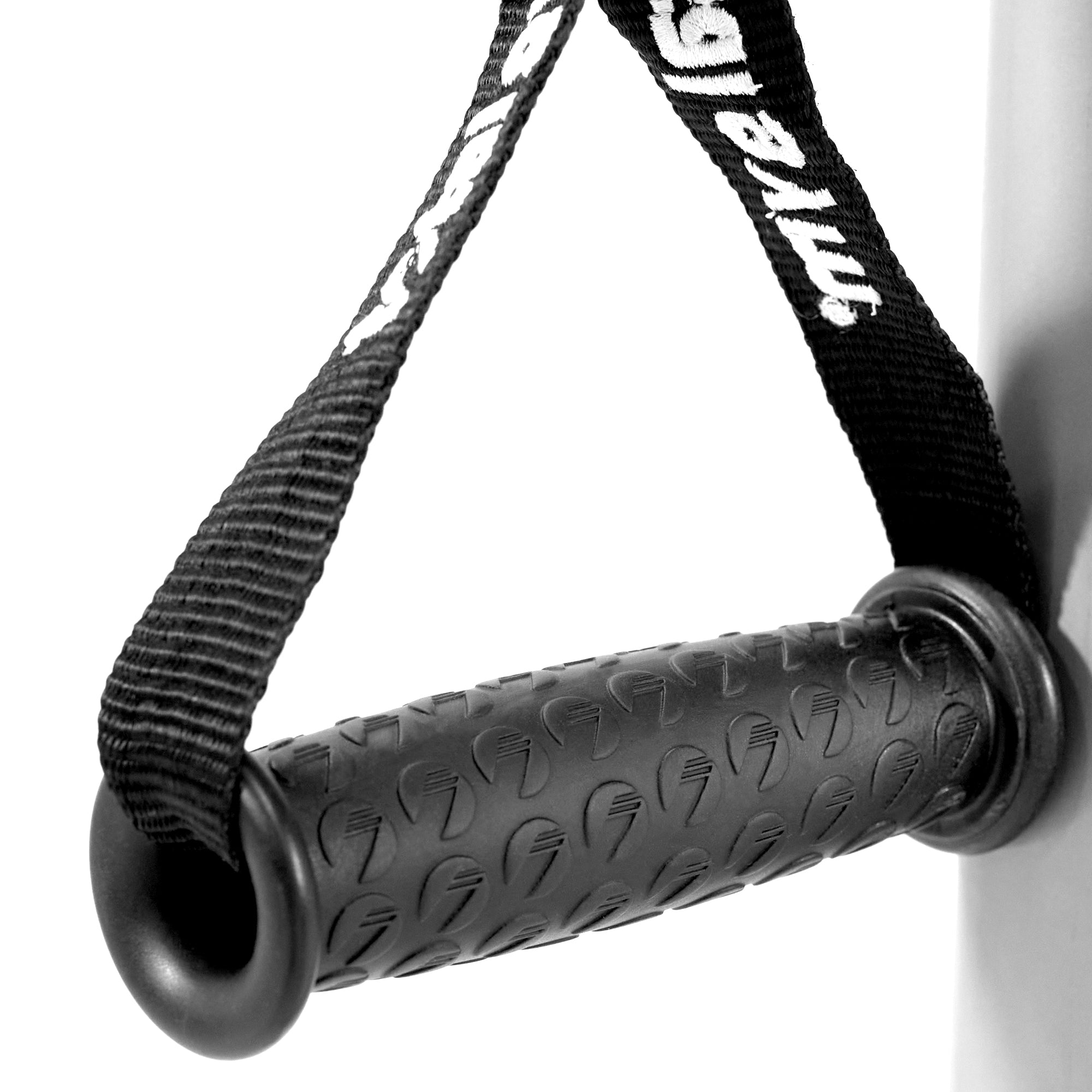Total Gym Nylon Strap Handles, Strength Training Workout Accessory Set, Black