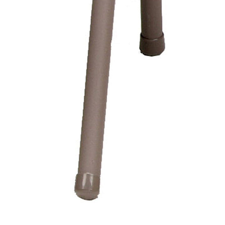 MECO Sudden Comfort Deluxe Metal Fabric Padded Folding Chair, Sand Tan (4 Pack)