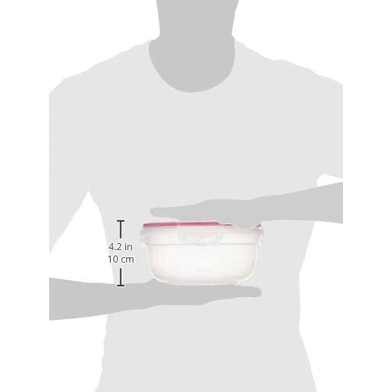 Sterilite Rocket Red Seal 2.5 Qt Plastic Food Storage Bowl Container with Lid - VMInnovations