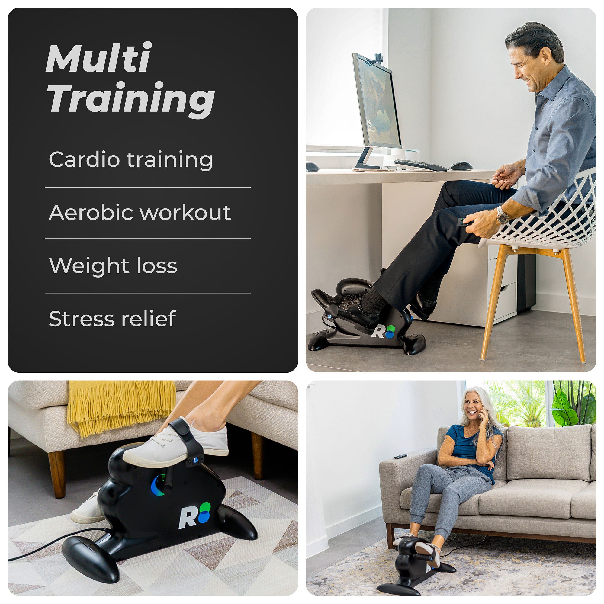 CYCLO Compact Electric Pedal Exerciser for Training/Rehabilitation (Open Box) - VMInnovations