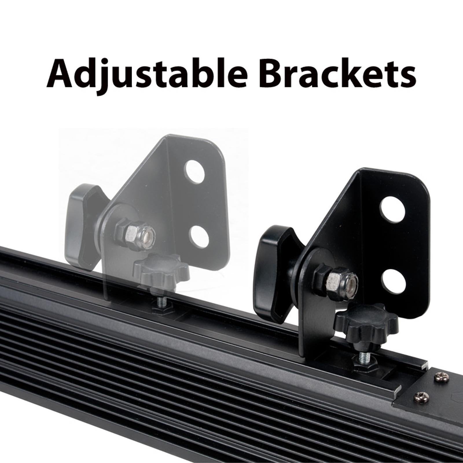 American DJ Eco UV Bar Plus IR Ultraviolet LED Black Light Fixture w/Remote (3) - VMInnovations