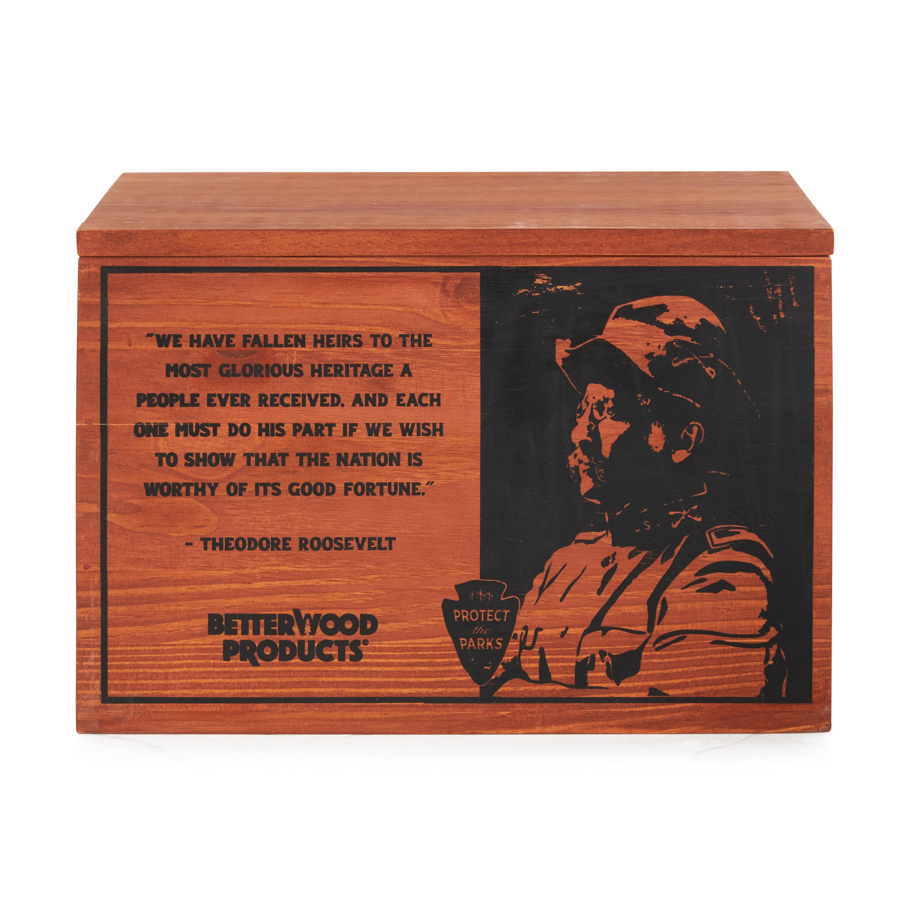 Better Wood Products Protect the Parks Fatwood Firestarter Crate, Yellowstone - VMInnovations