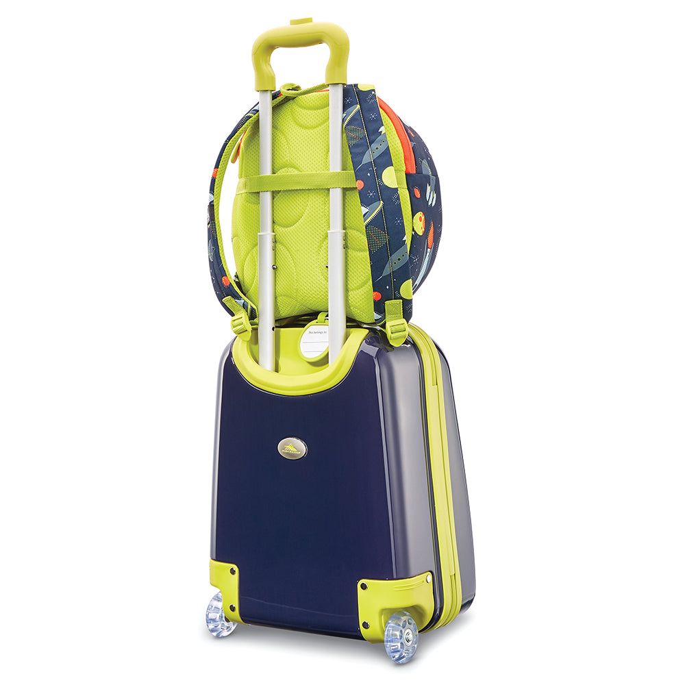 High Sierra Kids 2 Pc Luggage Set with Suitcase & Backpack, Navy (Open Box) - VMInnovations