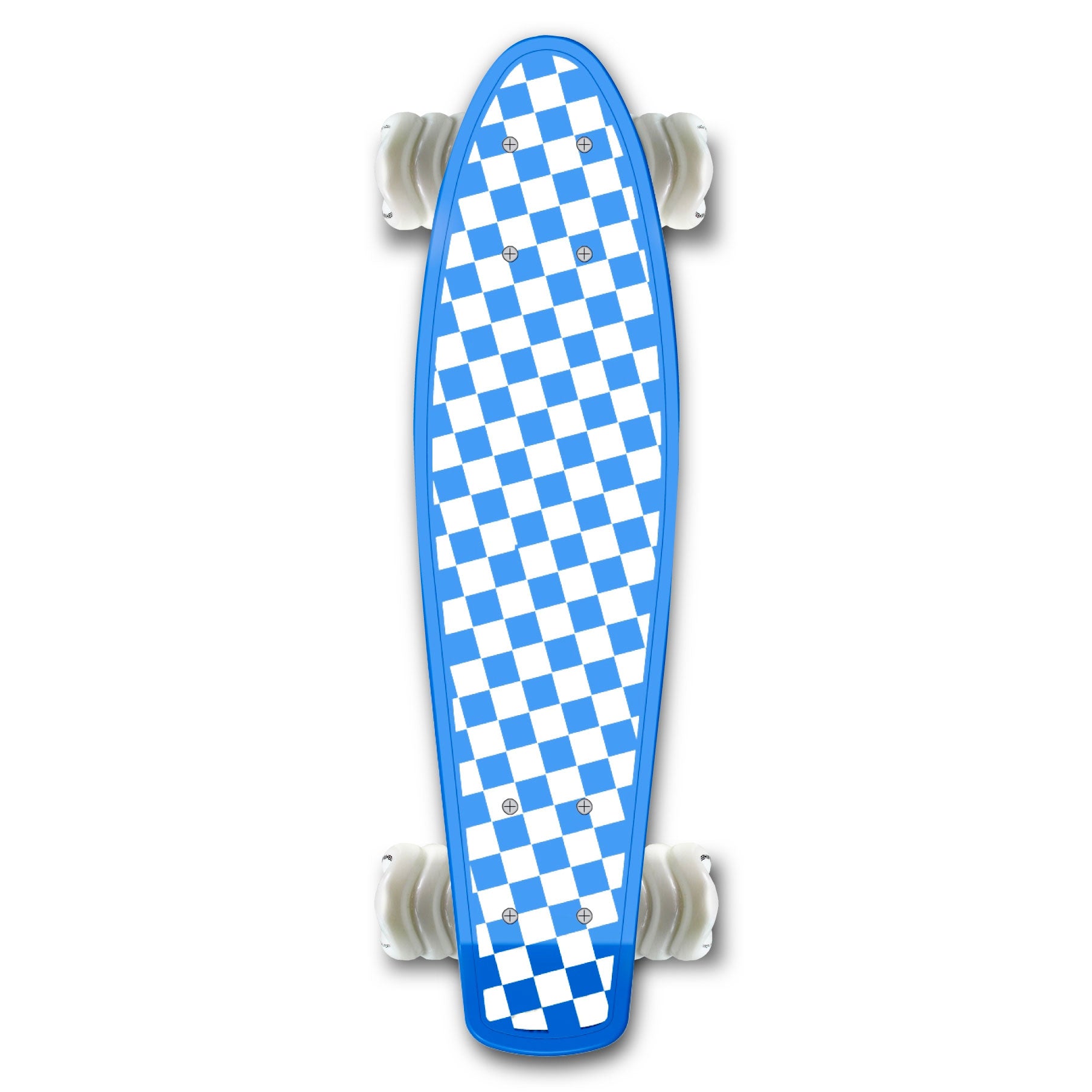 Fathom by Shark Wheel Cruiser Skateboard, Blue w/ Fathom M/L Skateboard Helmet