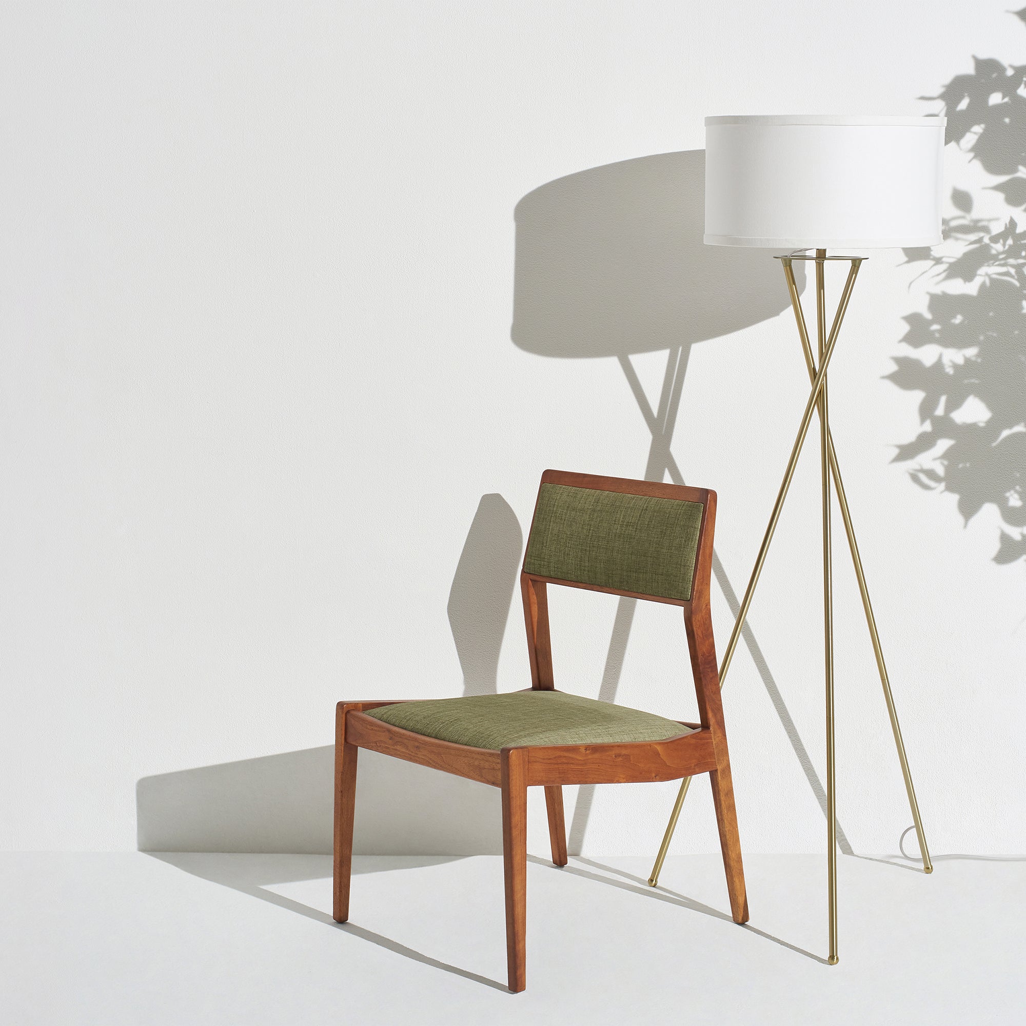 Brightech Jaxon Floor Lamp Standing Light with LED Light Bulb, Brass (Open Box)