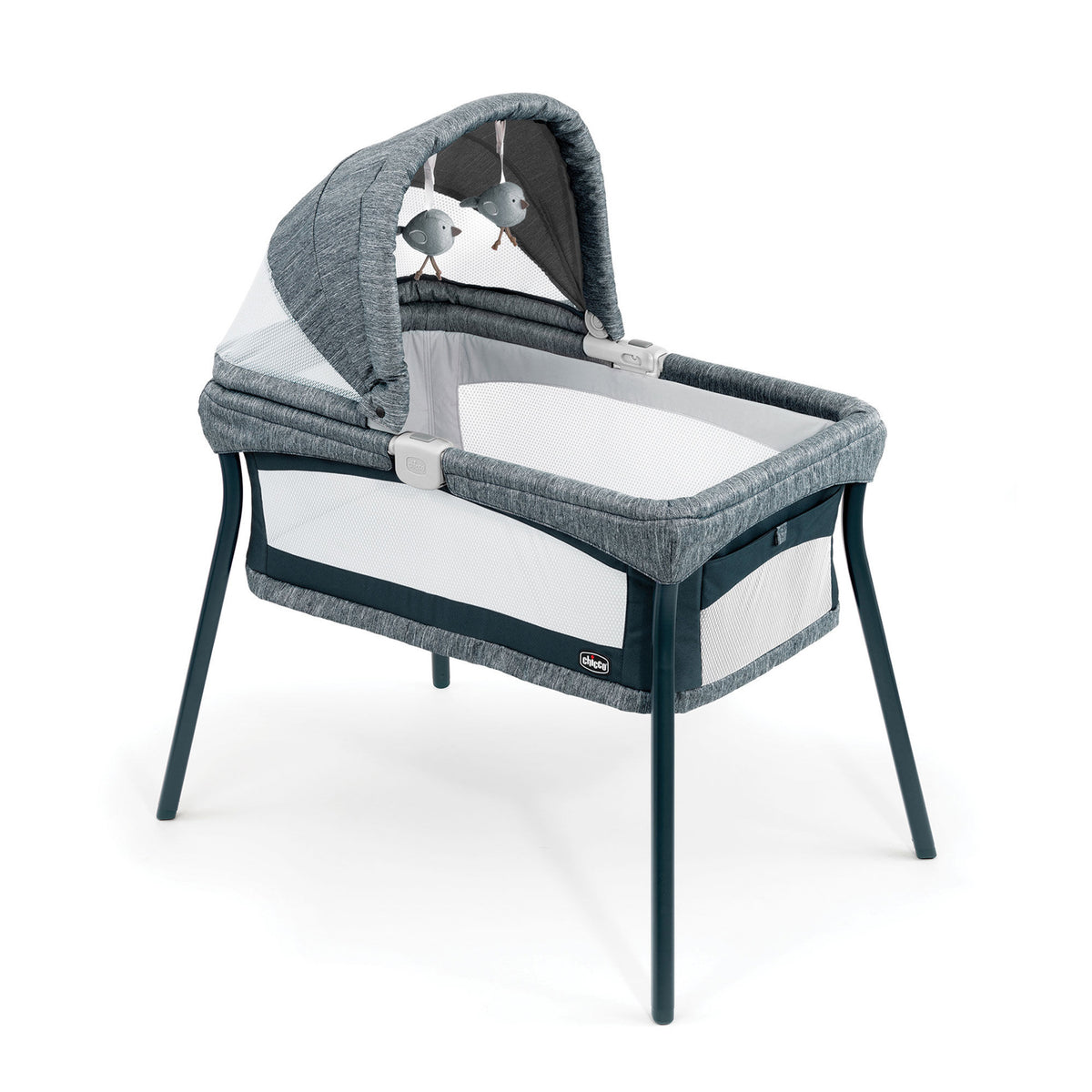 Chicco 05079670080070 LullaGo Nest Portable Travel Bassinet Sleeper Crib, Poetic - VMInnovations