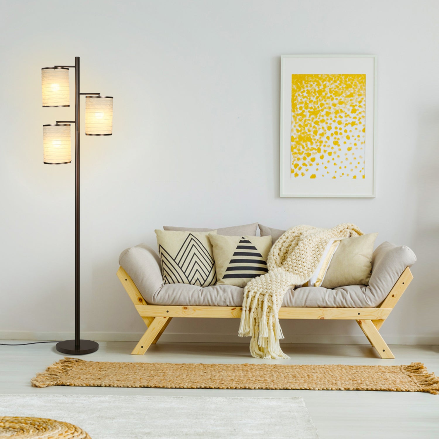 Brightech Liam Dimmable Lantern Tree Floor Lamp (Open Box) - VMInnovations