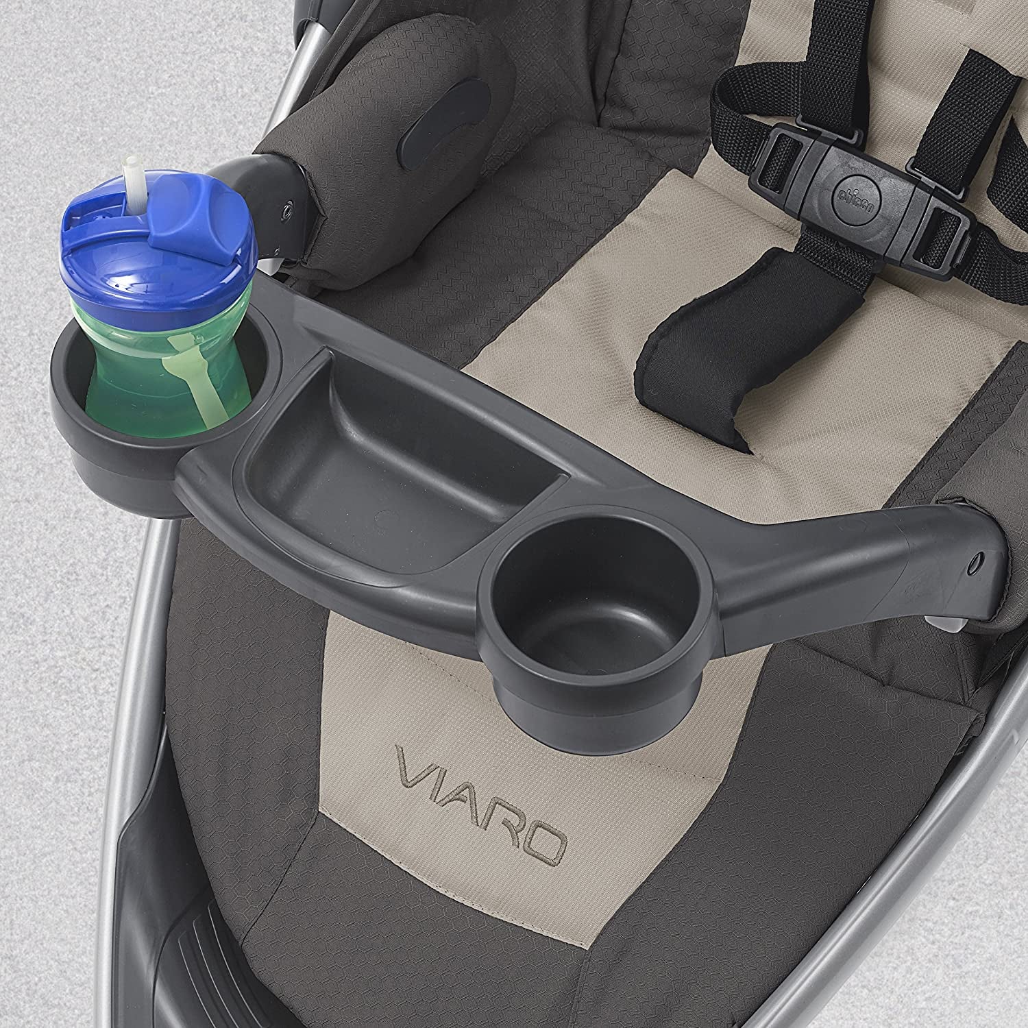 Chicco 06079639950070 Viaro Travel System with Stroller and Car Seat, Black