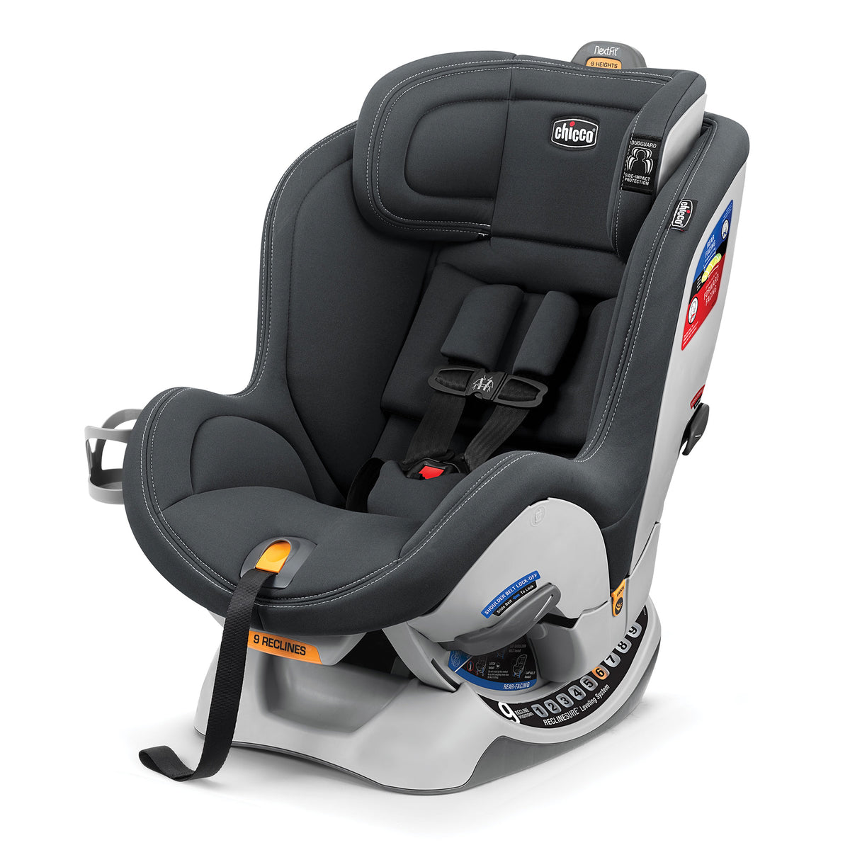 Chicco NextFit Sport Safe Convertible Infant to Toddler Baby Car Seat, Graphite - VMInnovations