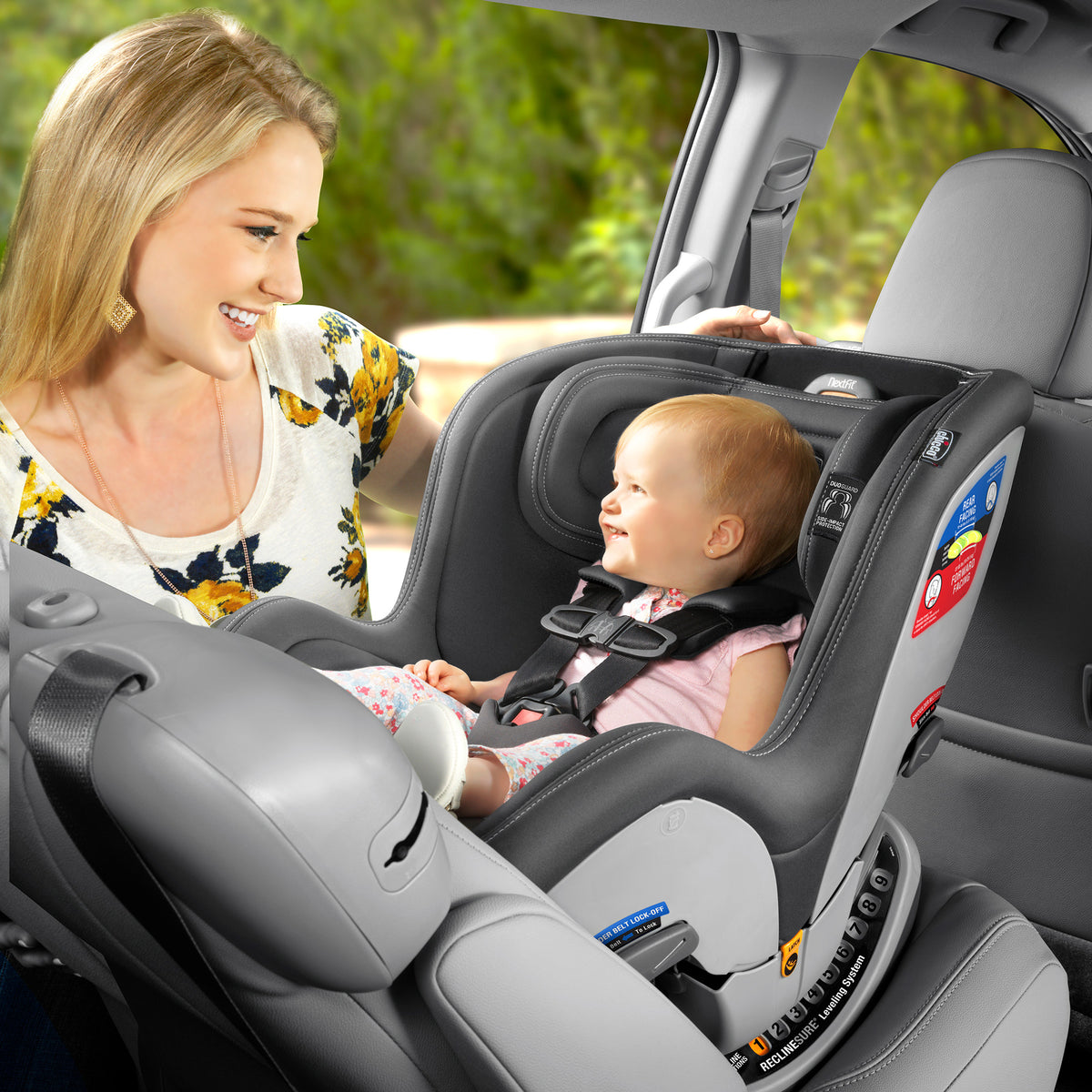 Chicco NextFit Sport Safe Convertible Infant to Toddler Baby Car Seat, Graphite - VMInnovations