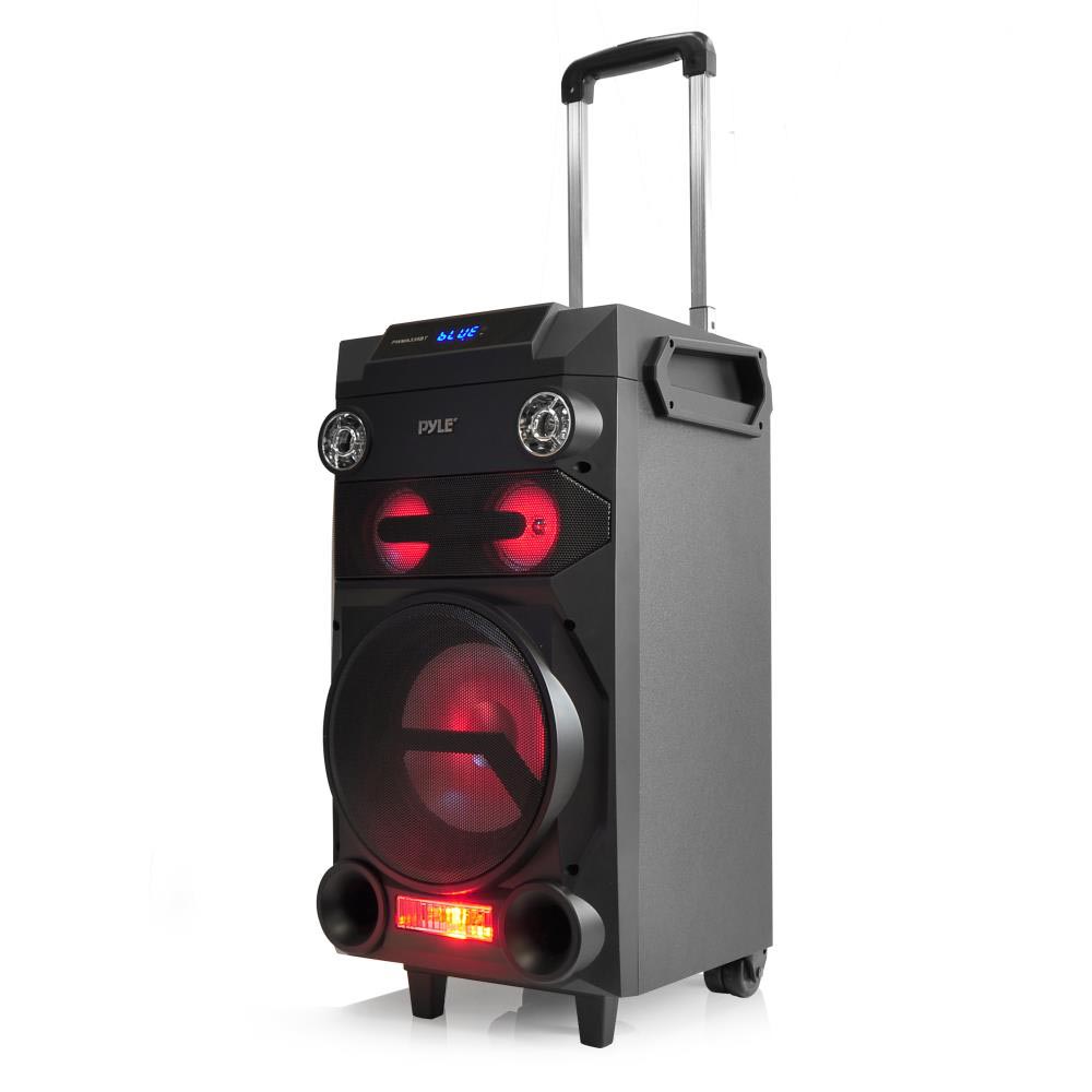 Pyle PA Loudspeaker Portable Bluetooth Karaoke Speaker System w/ Mic (2 Pack) - VMInnovations