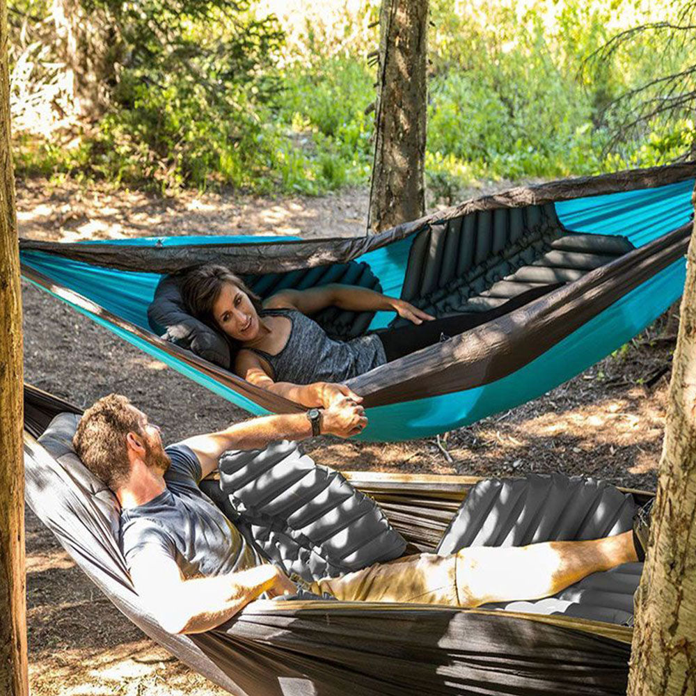 Klymit Hammock V Camping Hiking Non Insulated Sleeping Pad, Gray (Open Box)