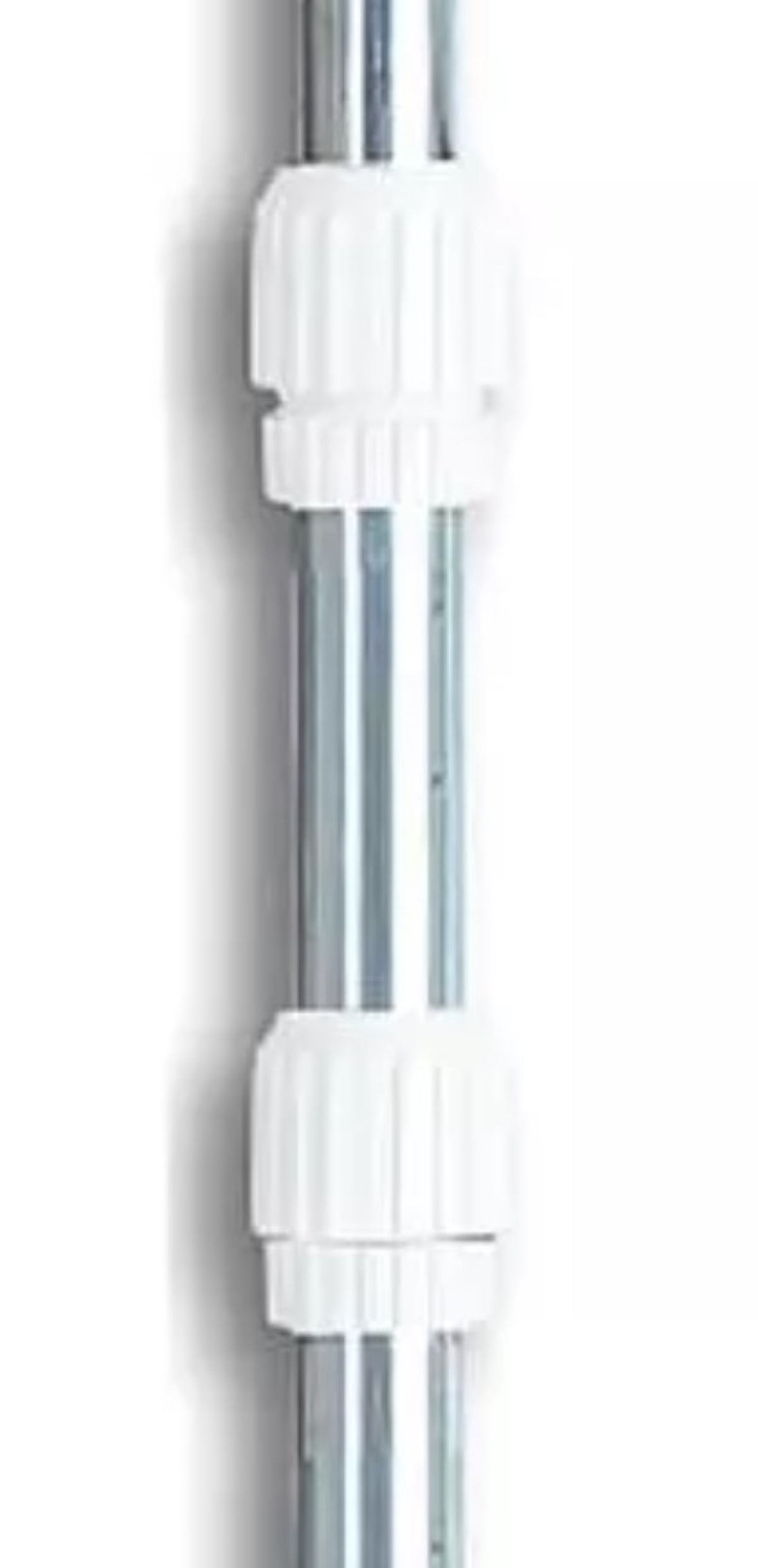 Swimline 3 Piece 4 to 12 Foot Heavy Duty Universal Telescopic Pool Pole, Silver (Damaged)
