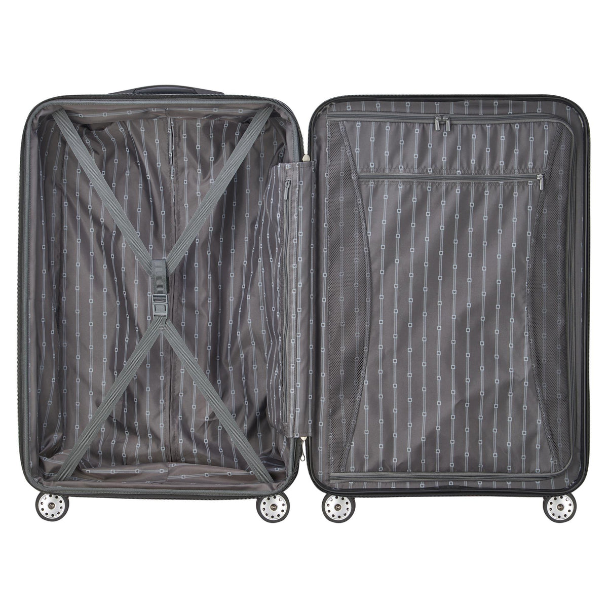 DELSEY Paris Helium Aero Rolling Carry On Luggage Suitcase, Blue (Open Box)