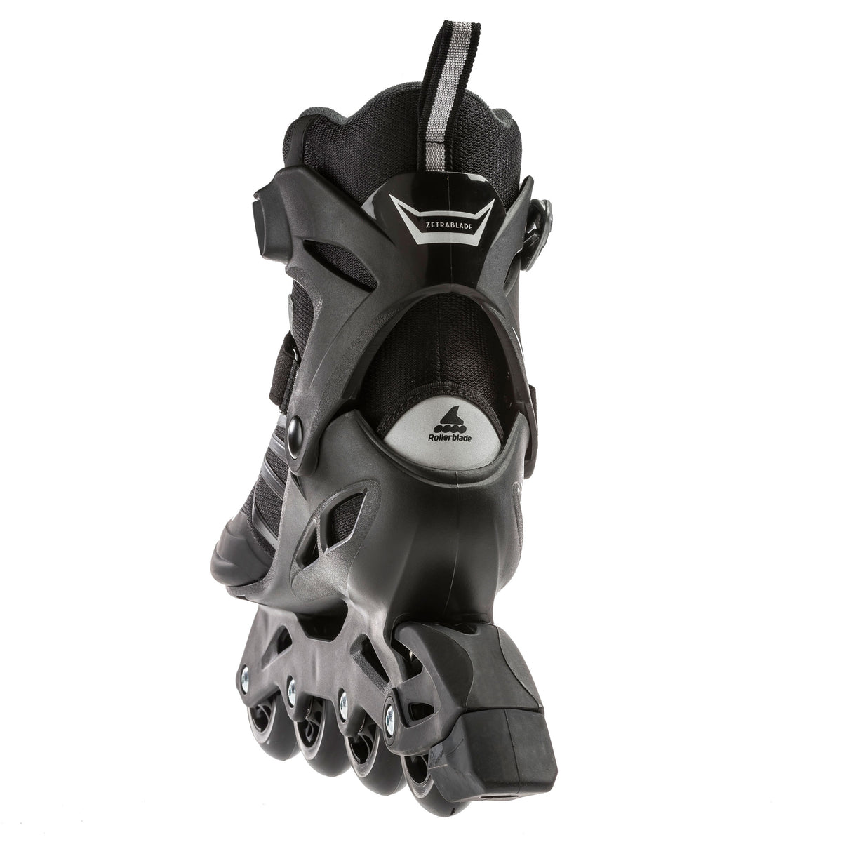 Rollerblade USA Zetrablade Mens Size 12 Inline Skate, Black/Silver (Open Box)