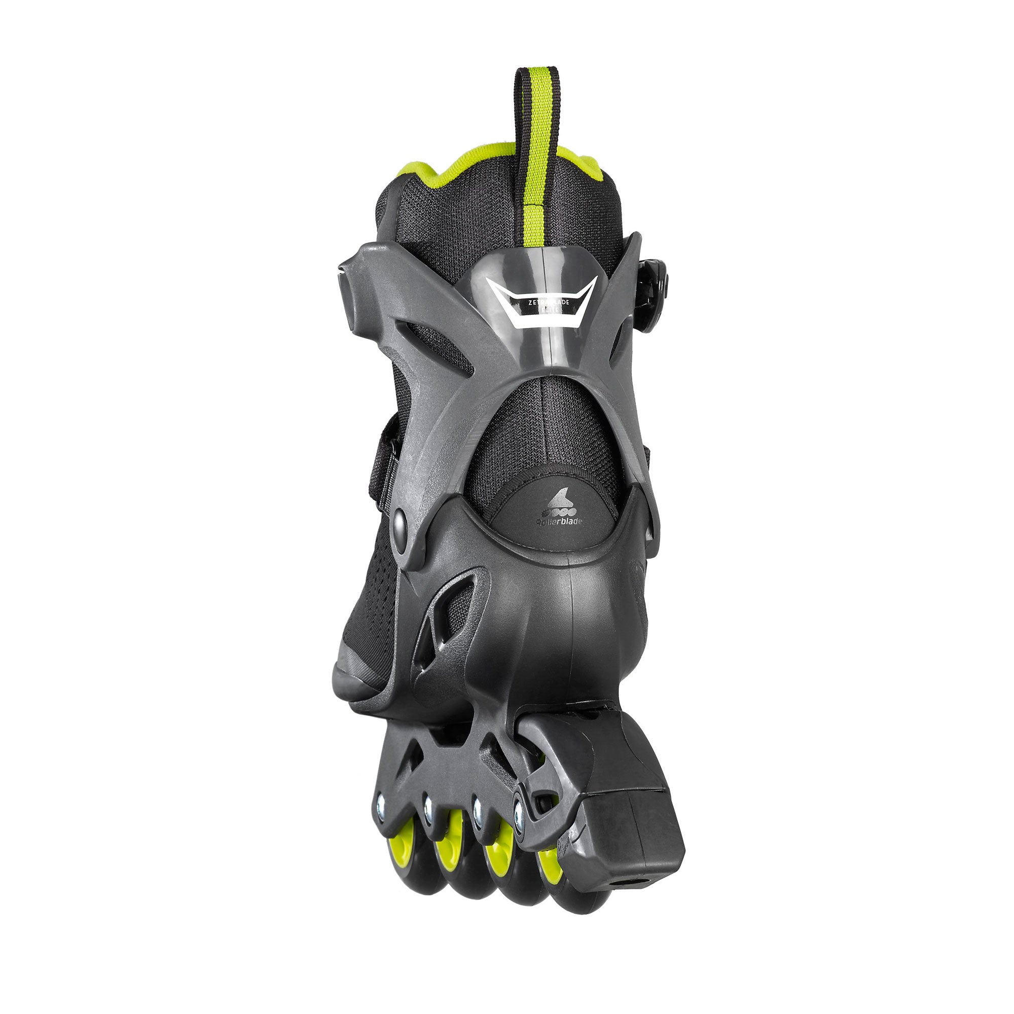 Rollerblade Zetrablade Elite Mens Fitness Inline Skates, Size 10, Black and Lime - VMInnovations