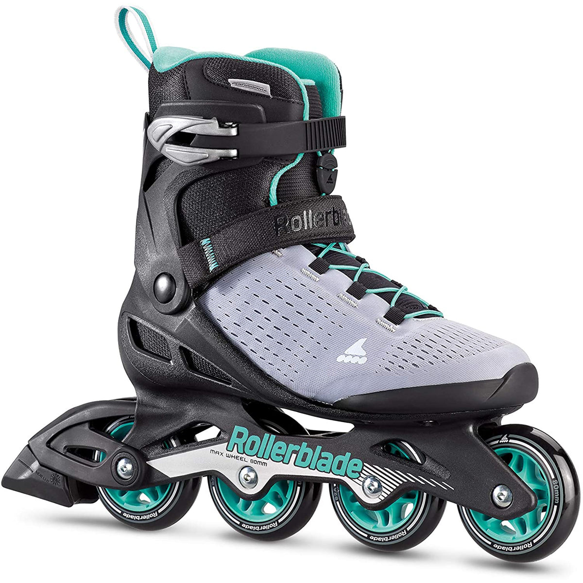Rollerblade Zetrablade Elite Women's Adult Inline Skate Size 10, Black & Blue (Refurbished)