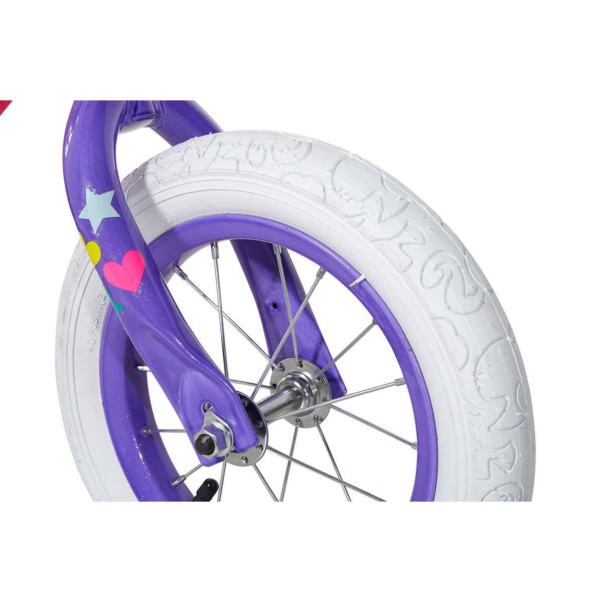 Dynacraft Kid's 12 Inch BMX Street Bike with Training Wheels, Barbie (Open Box)