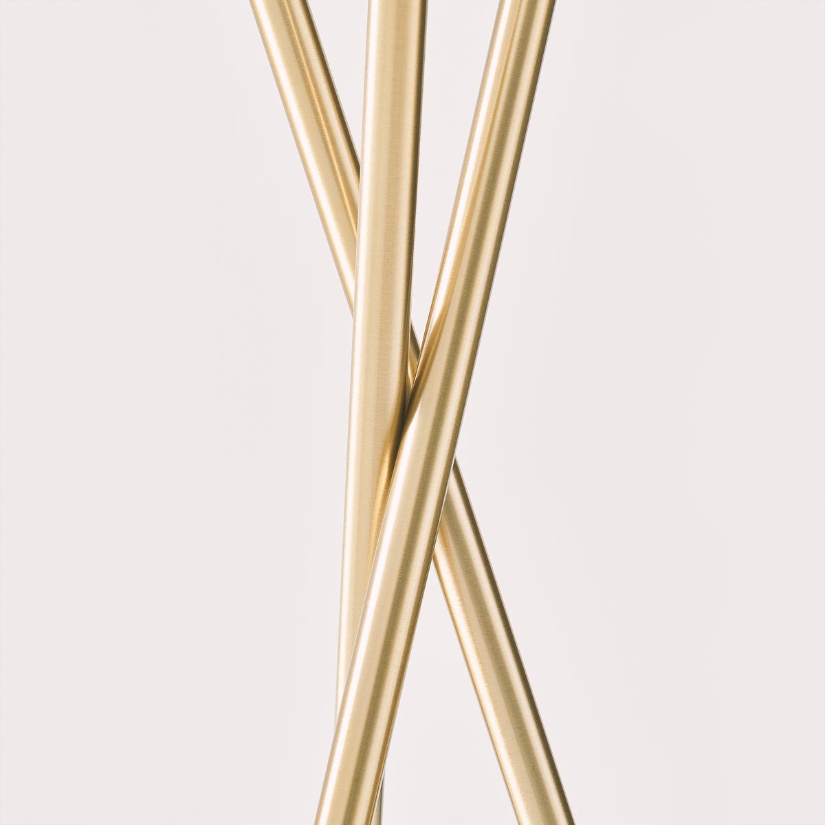 Brightech Jaxon Floor Lamp Standing Light with LED Light Bulb, Brass (Open Box)