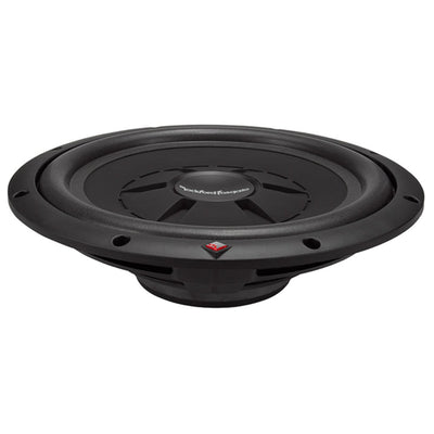 QPower Single 12 Inch Sub Box (2 Pack) and Rockford Fosgate Subwoofer (2 Pack)