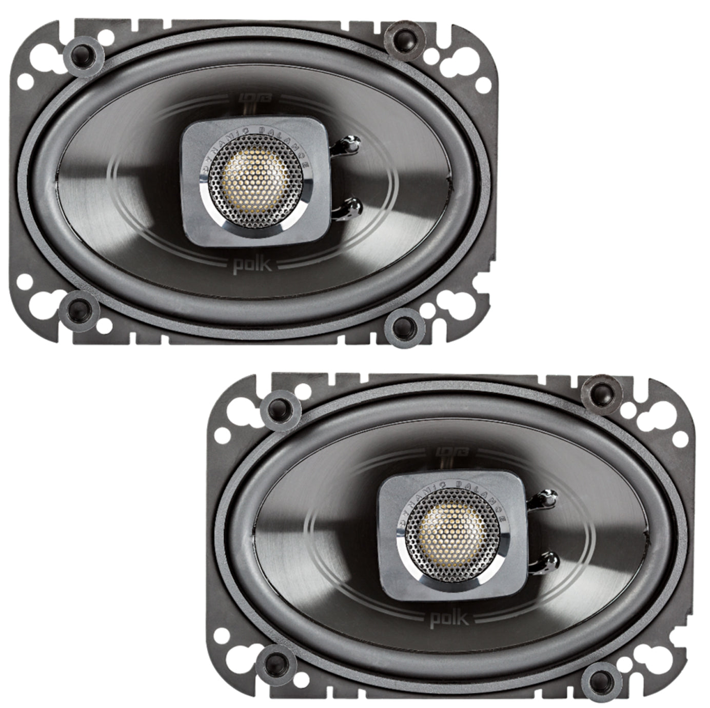 Polk Audio DB462 4x6" 150W 2-Way Car/Marine Speakers (Certified Refurbished)
