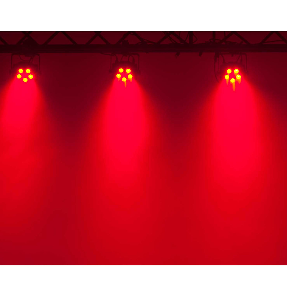 ADJ Mega Flat Hex Pak LED Lighting System w/ Bag & DMX Cables & ADJ Controller