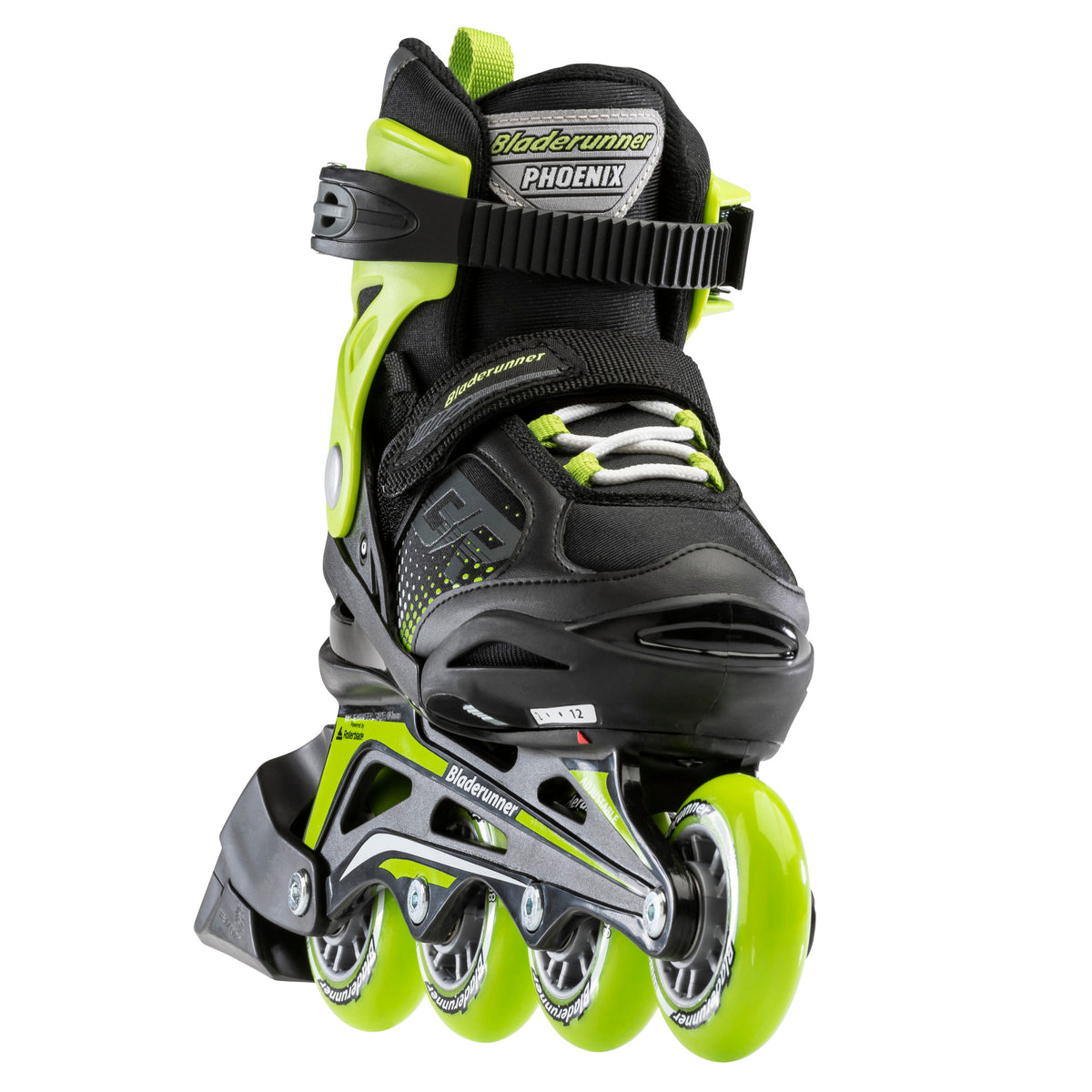 Rollerblade Bladerunner Phoenix Boys Adjustable Fitness Inline Skate, Size 2-6