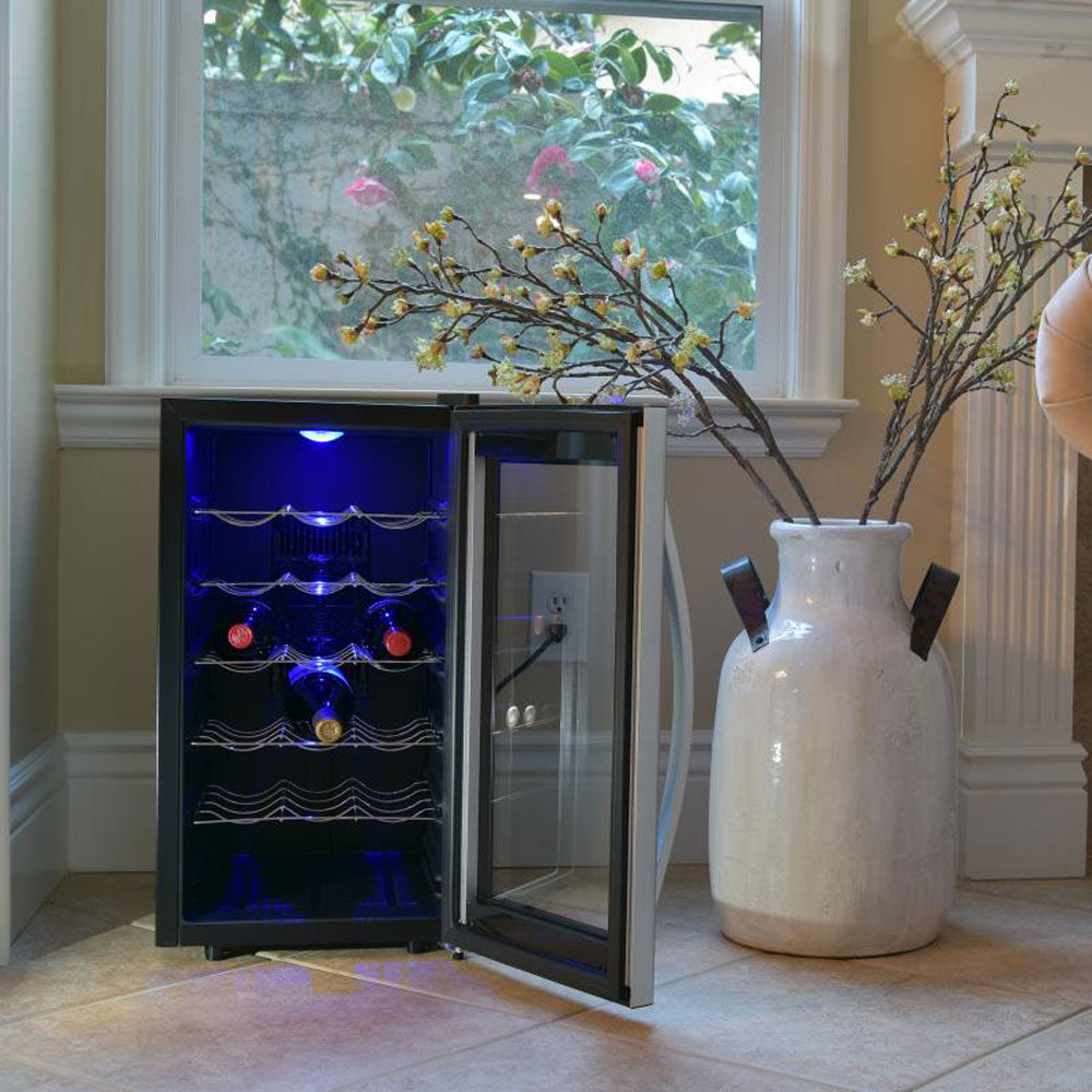 Avalon Bay 25 Inch 18 Bottle Thermoelectric Digital LED Wine Cooler (Open Box)