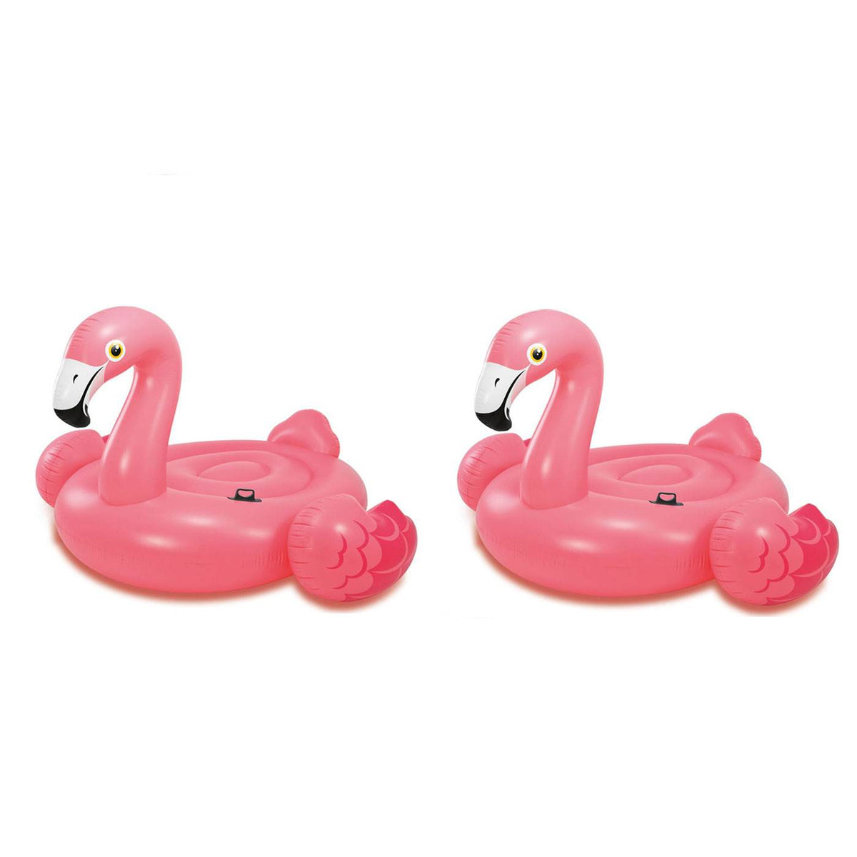 Intex Giant Inflatable Ride-On 86-Inch Mega Flamingo Island Pool Float (2 Pack)