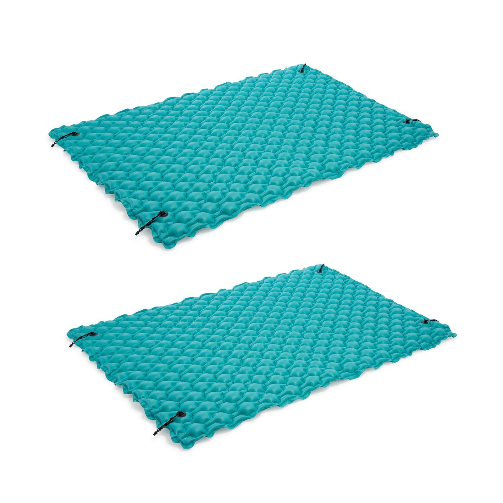 Intex 9.5' Inflatable Floating Water Swimming Pool Lake Mat Platform Pad, 2 Pack - VMInnovations