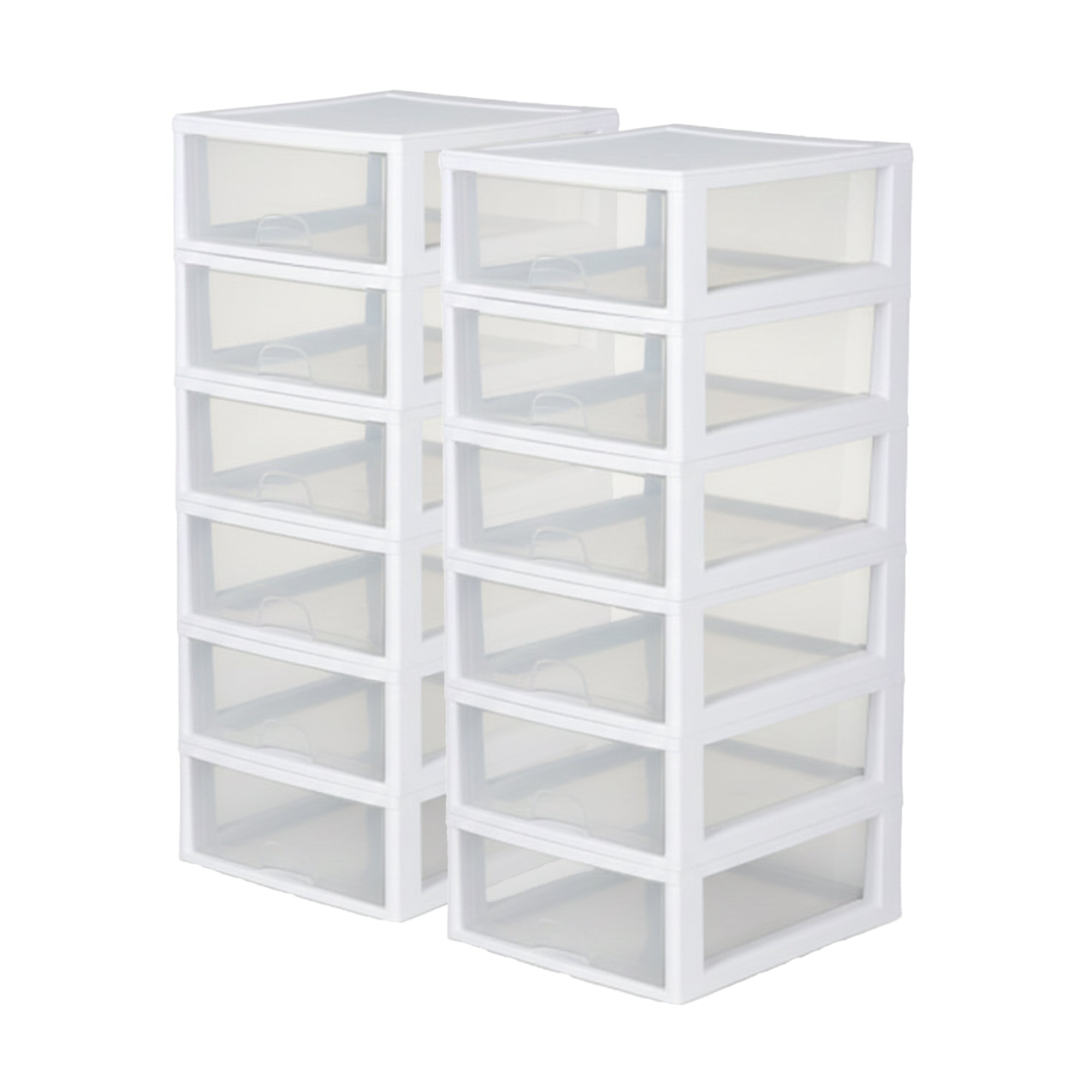 Sterilite 16 Quart Clear Plastic Stacking Storage Drawer Container Box, 12 Pack - VMInnovations