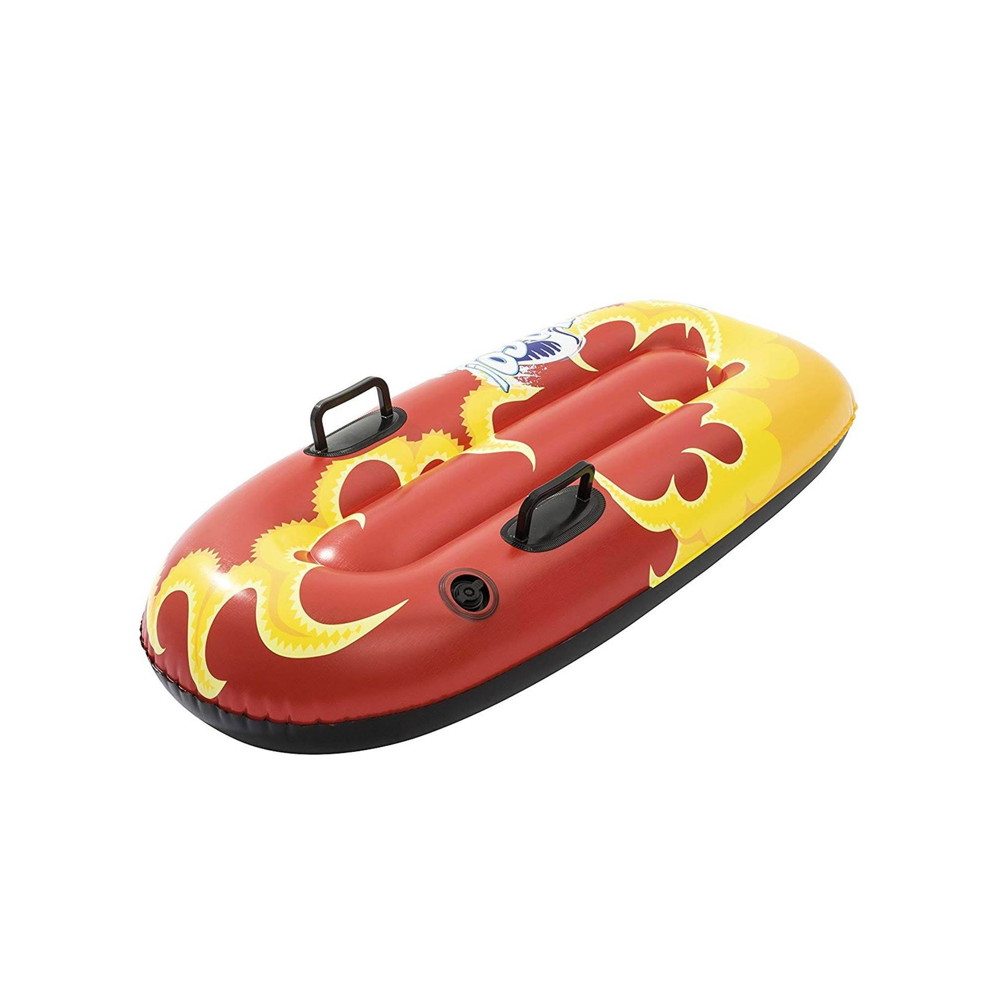 Bestway H2GO Snow Flurryz Inflatable Kids Snow Tube Sled, Red (Open Box)
