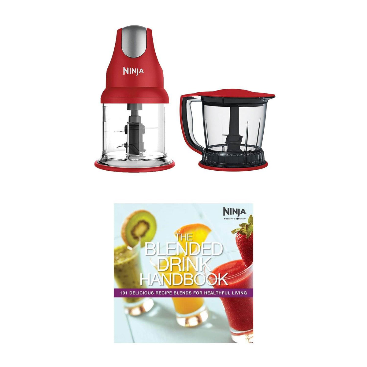 Ninja Master 400W Blender Mixer & Food Processor + Ninja Blended Drink Handbook