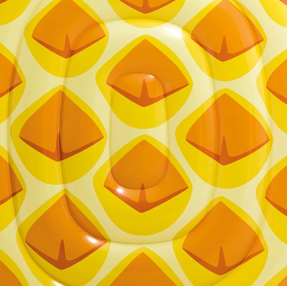 Intex 85" x 49" Giant Inflatable 1 Person Pineapple Swimming Pool Float (3 Pack)