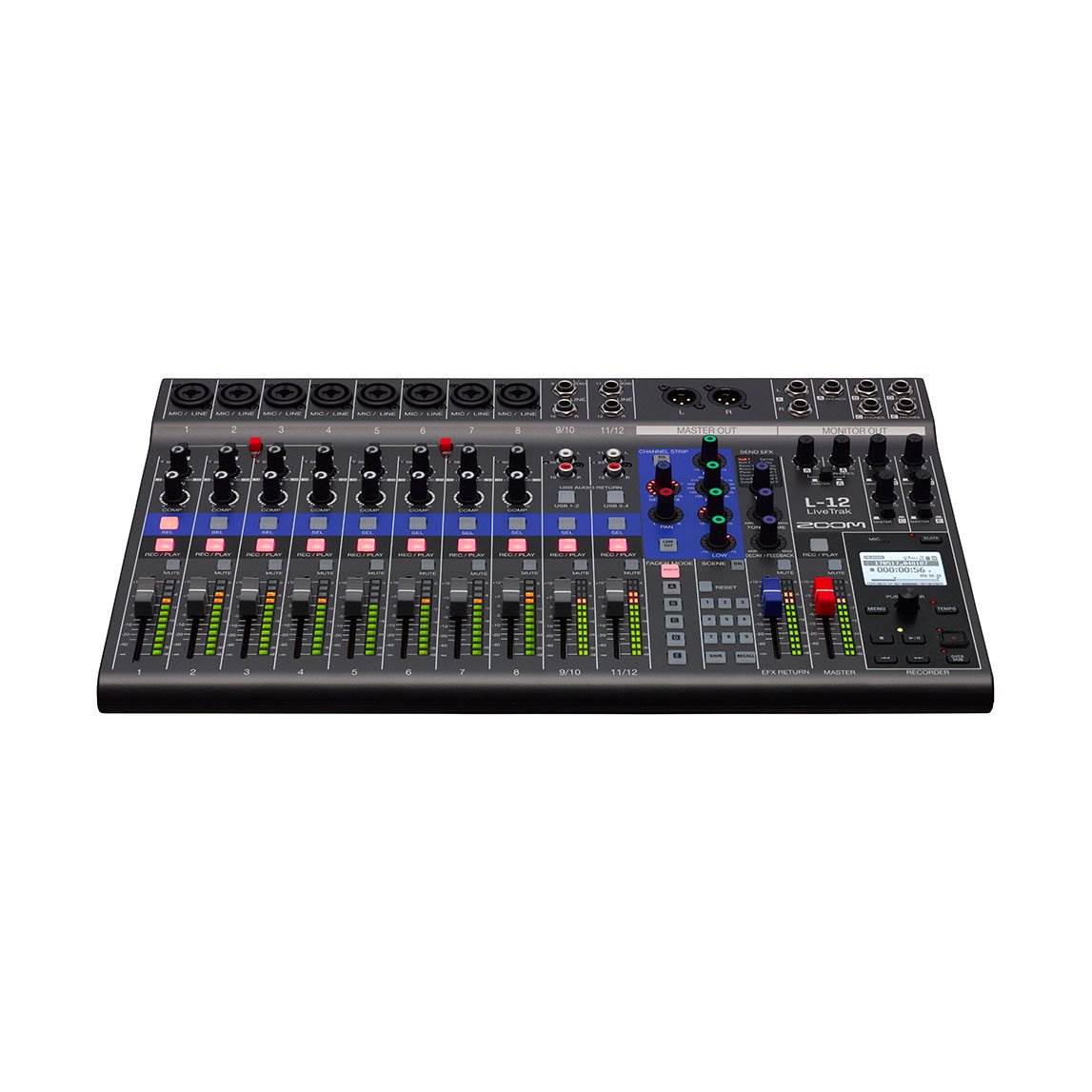 Zoom LiveTrak 12 Channel Professional Digital Mixer Recorder Set and Microphone