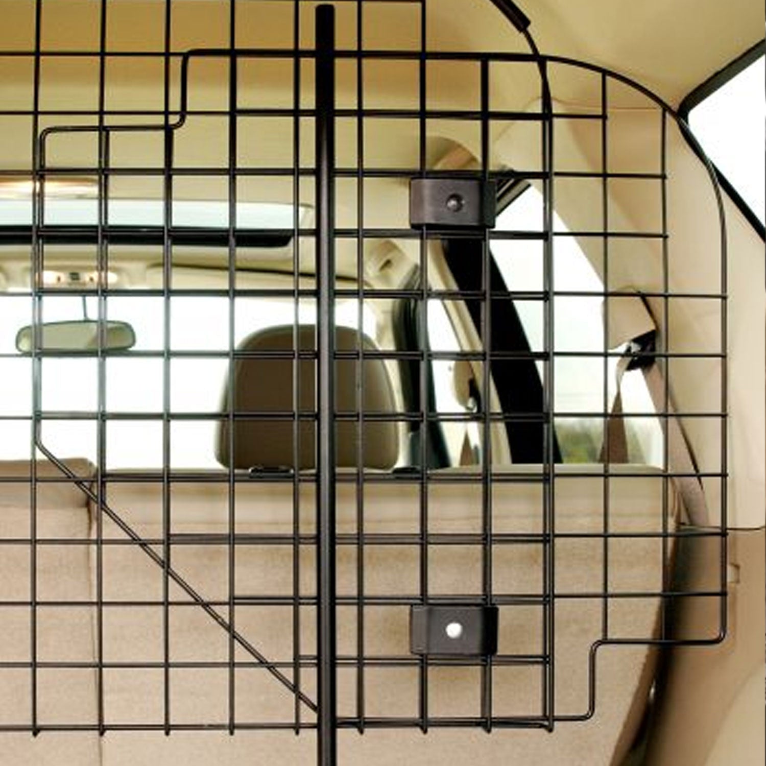 Little Giant Pet Lodge 2 Way Adjustable Wire Mesh Auto Dog & Cat Vehicle Barrier - VMInnovations