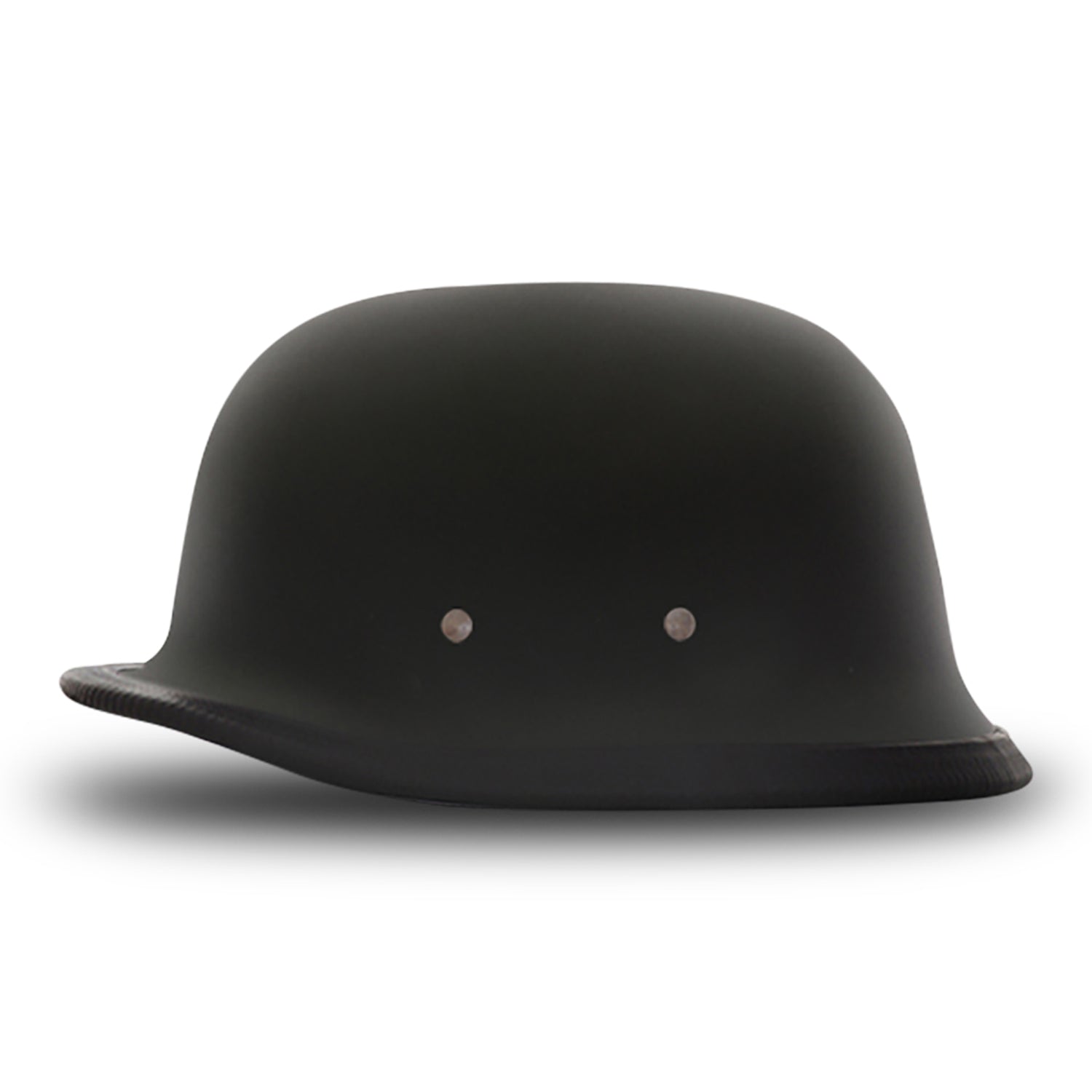 Daytona Helmets Premium Classic German Novelty Motorcycle Helmet, Dull Black 2XL