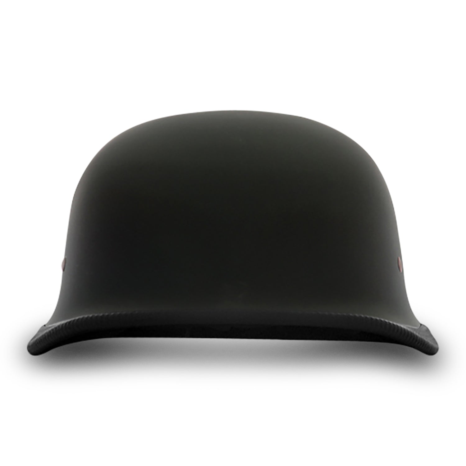 Daytona Helmets Premium Classic German Novelty Motorcycle Helmet, Dull Black 2XL